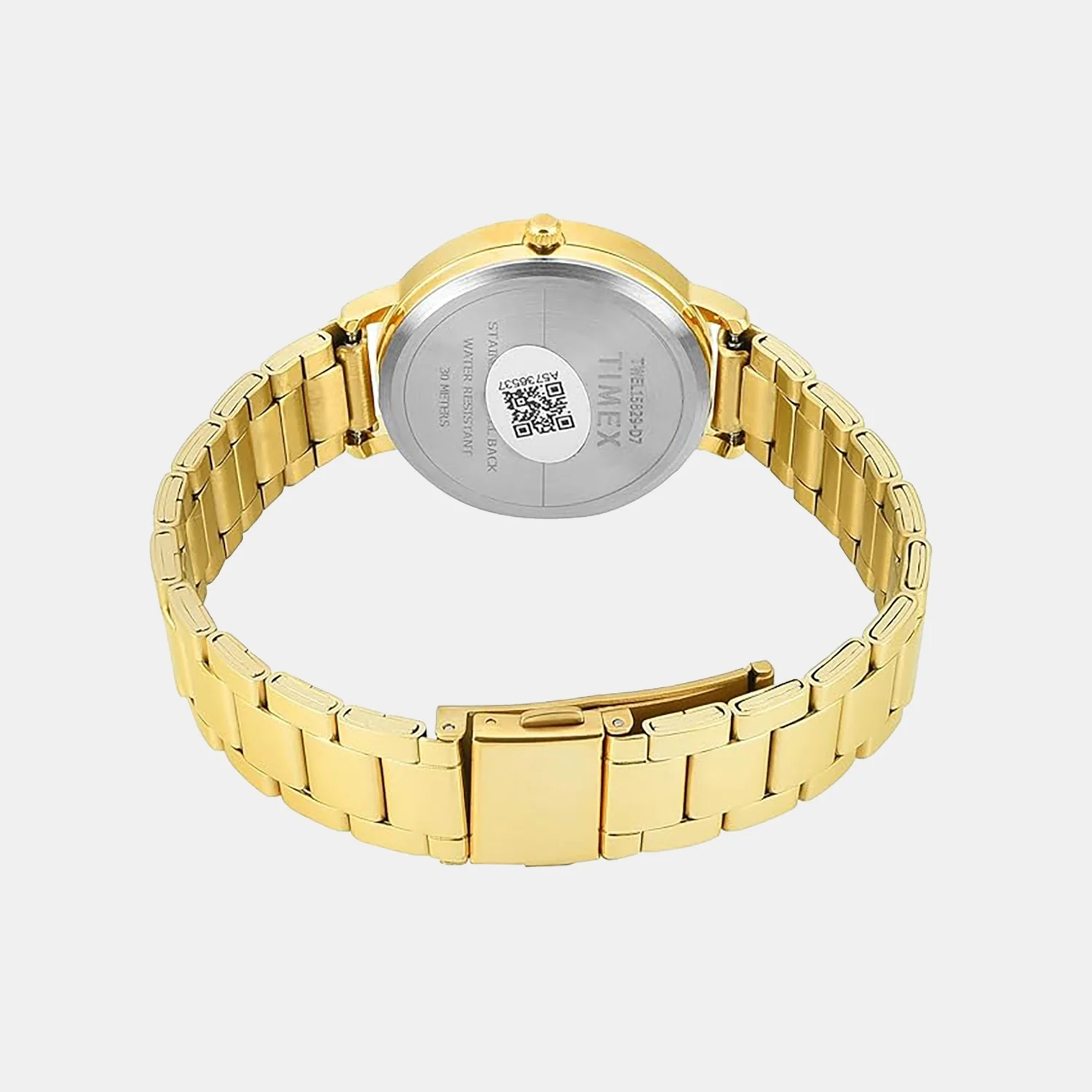 Trendline Women Quartz Champagne Dial Analog Stainless Steel Watch TWEL15829 - Image 4