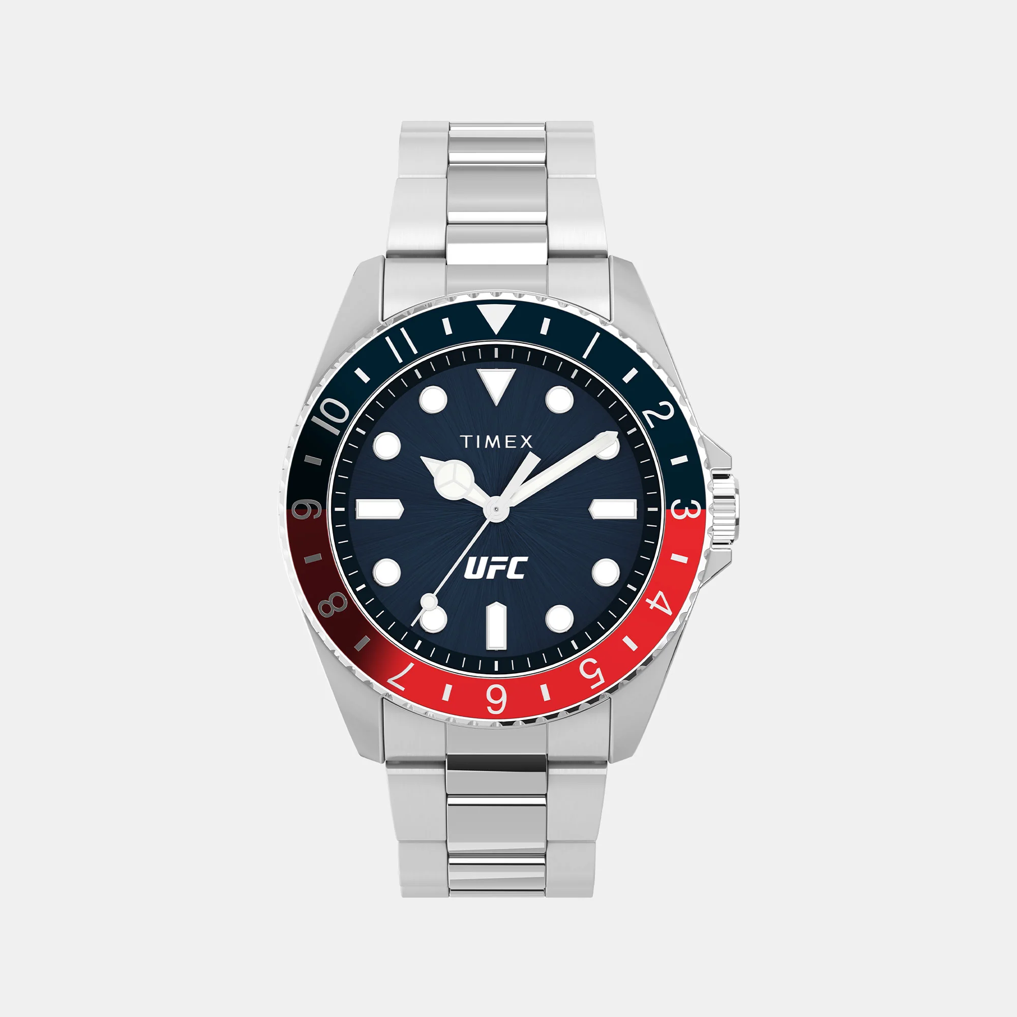 UFC Men Quartz Blue Dial Analog Stainless Steel Watch TW2V566000D