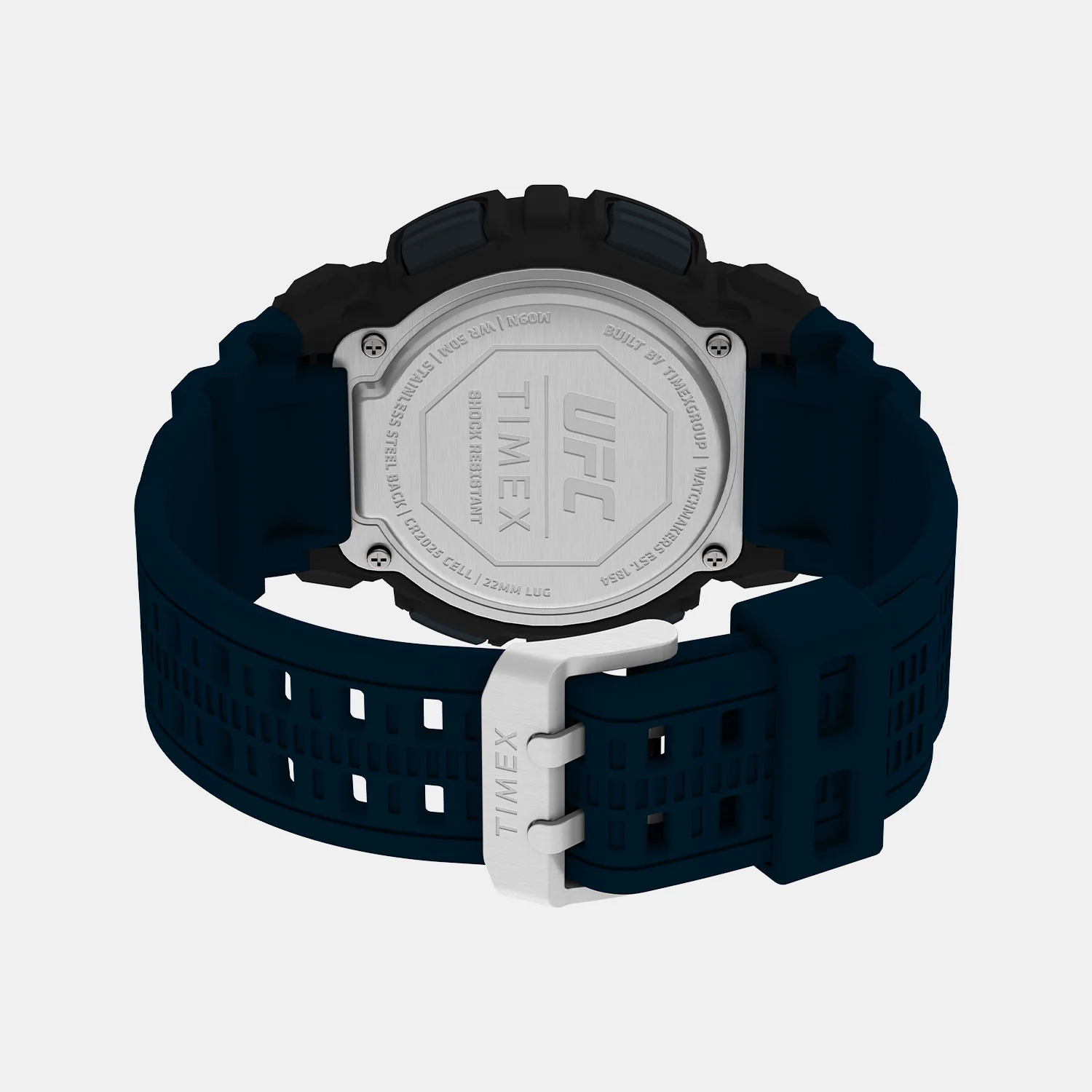 UFC Men Quartz Grey Dial Digital Resin Watch TW5M535000D - Image 2
