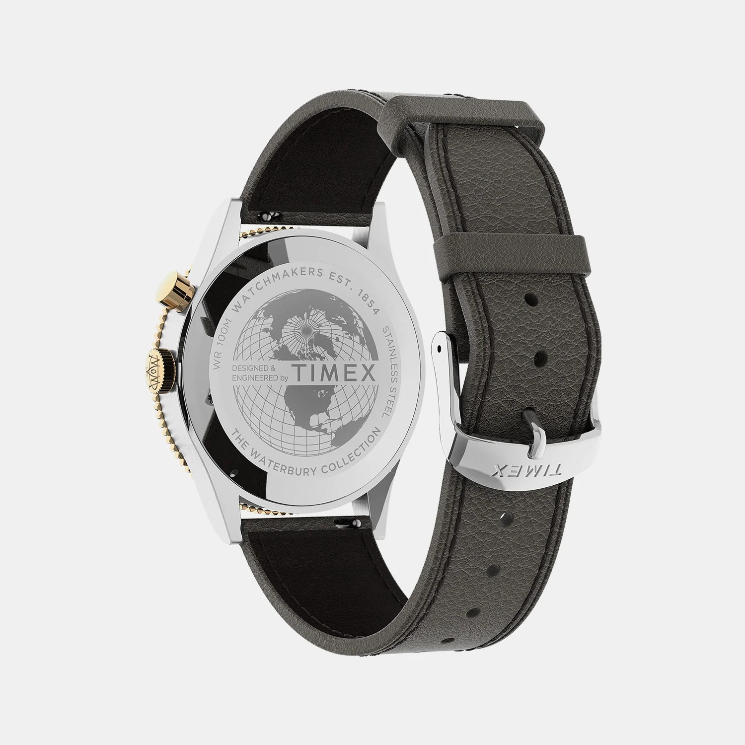 Waterbury Men Quartz Dial Analog Leather Watch TW2U90500UJ - Image 2
