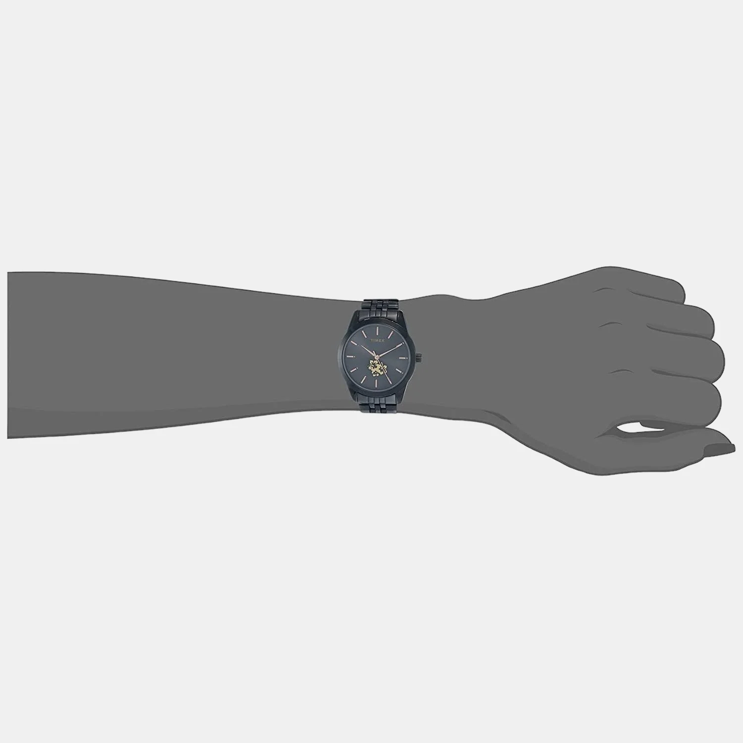 Women Quartz Black Dial Analog Stainless Steel Watch TWEL13112 - Image 3