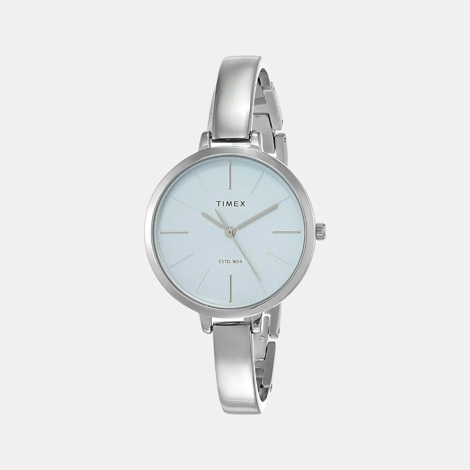 Women Quartz Blue Dial Analog Stainless Steel Watch TWEL12802