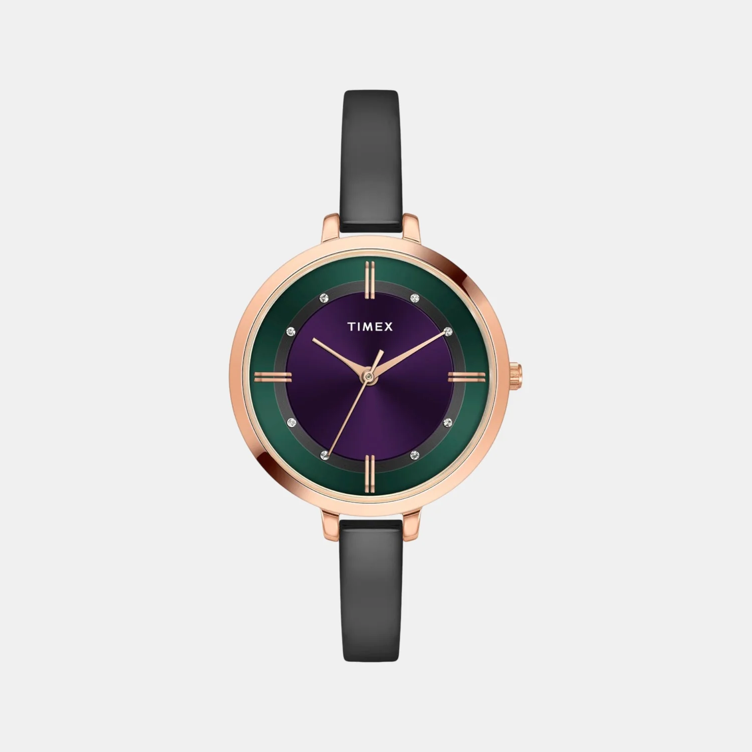 Women Quartz Dual Tone Dial Analog Brass Watch TWEL12826-EX