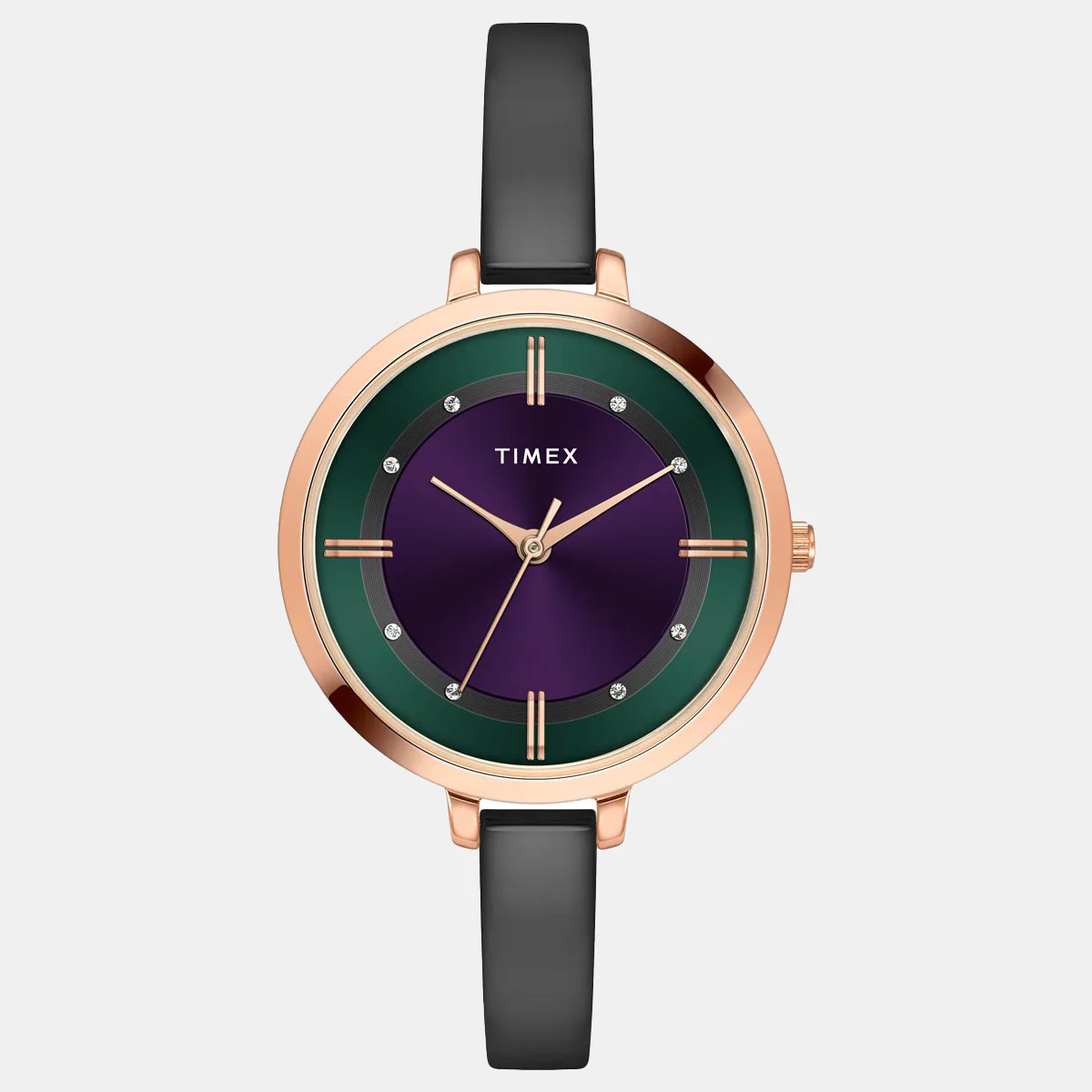 Women Quartz Dual Tone Dial Analog Brass Watch TWEL12826-EX - Image 2