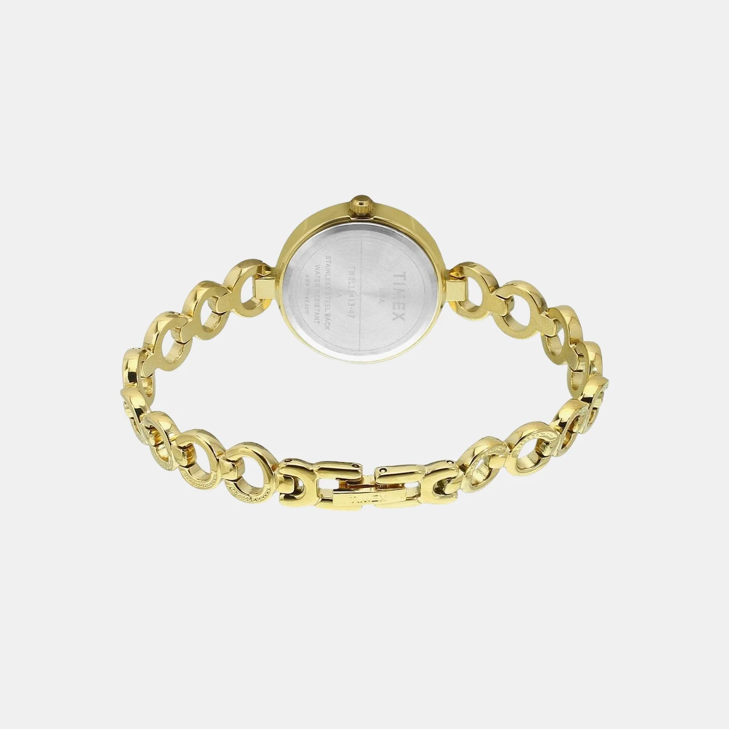 Women Quartz Gold Dial Analog Stainless Steel Watch TWEL11414 - Image 2