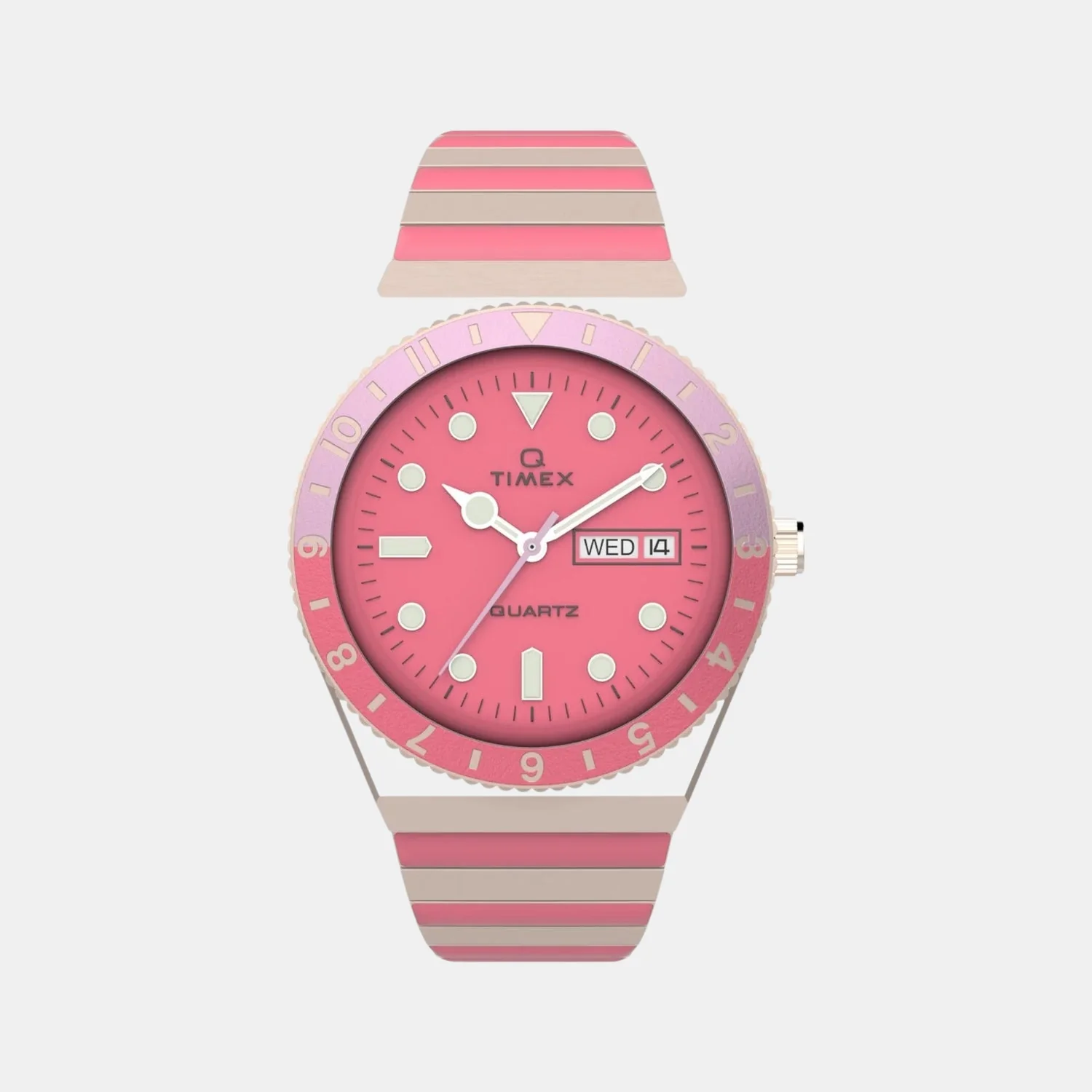 Women Quartz Pink Dial Analog Stainless Steel Watch TW2W41000UJ