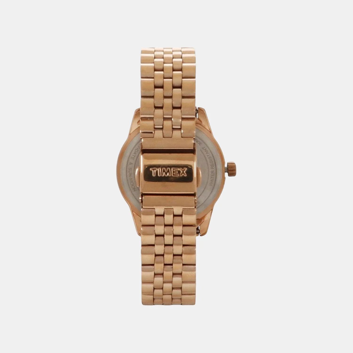 Women Quartz Rose Gold Dial Chronograph Stainless Steel Watch TWEL13105 - Image 2