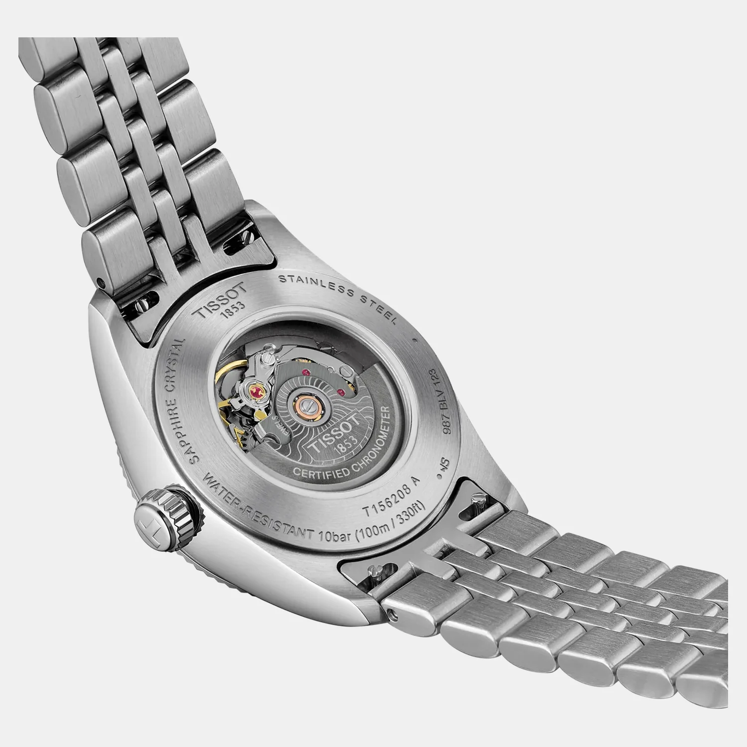 Ballade Women Automatic Ice Blue Dial Analog Stainless Steel Watch T1562081135300 - Image 6