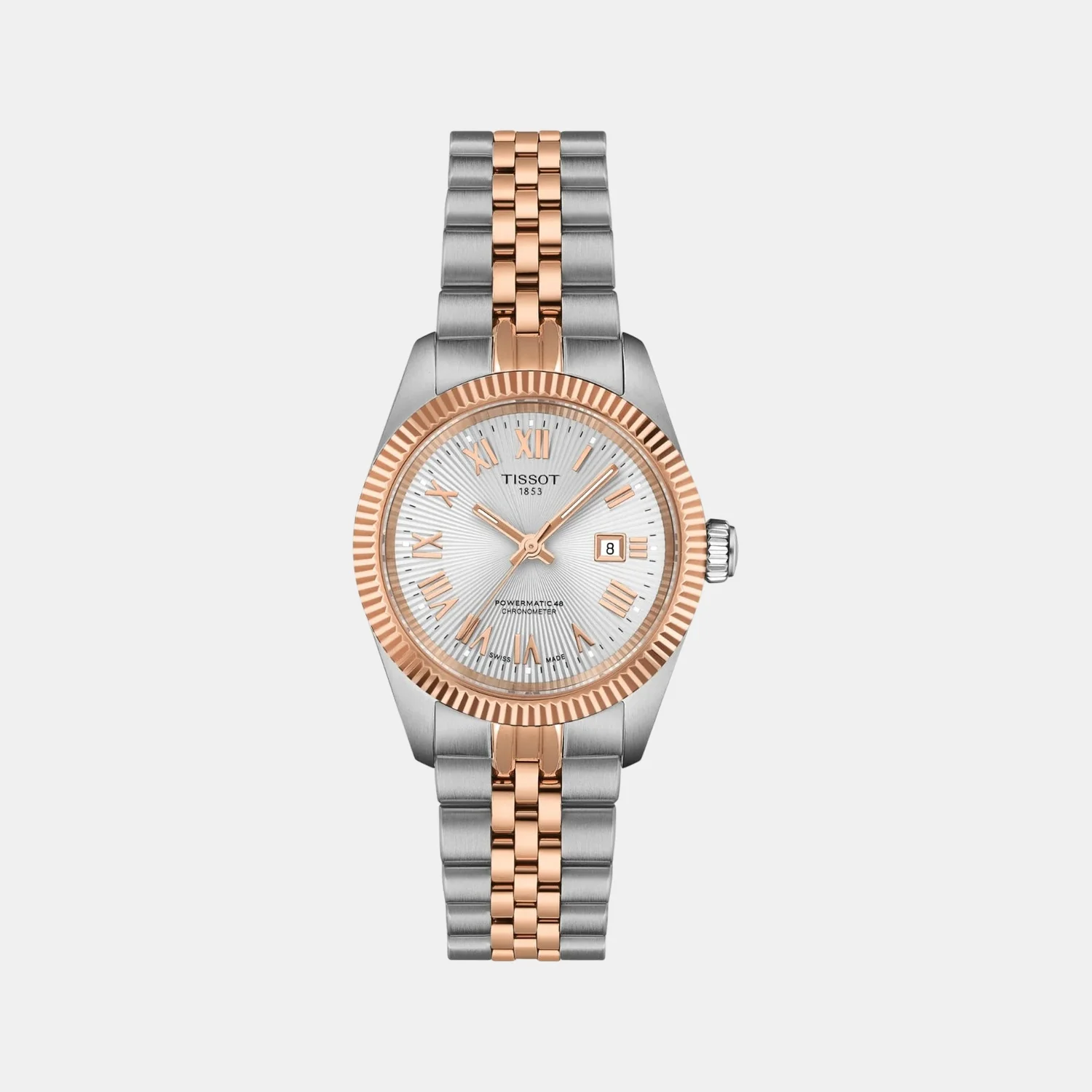 Ballade Women Automatic Silver Dial Analog Stainless Steel Watch T1562082203300