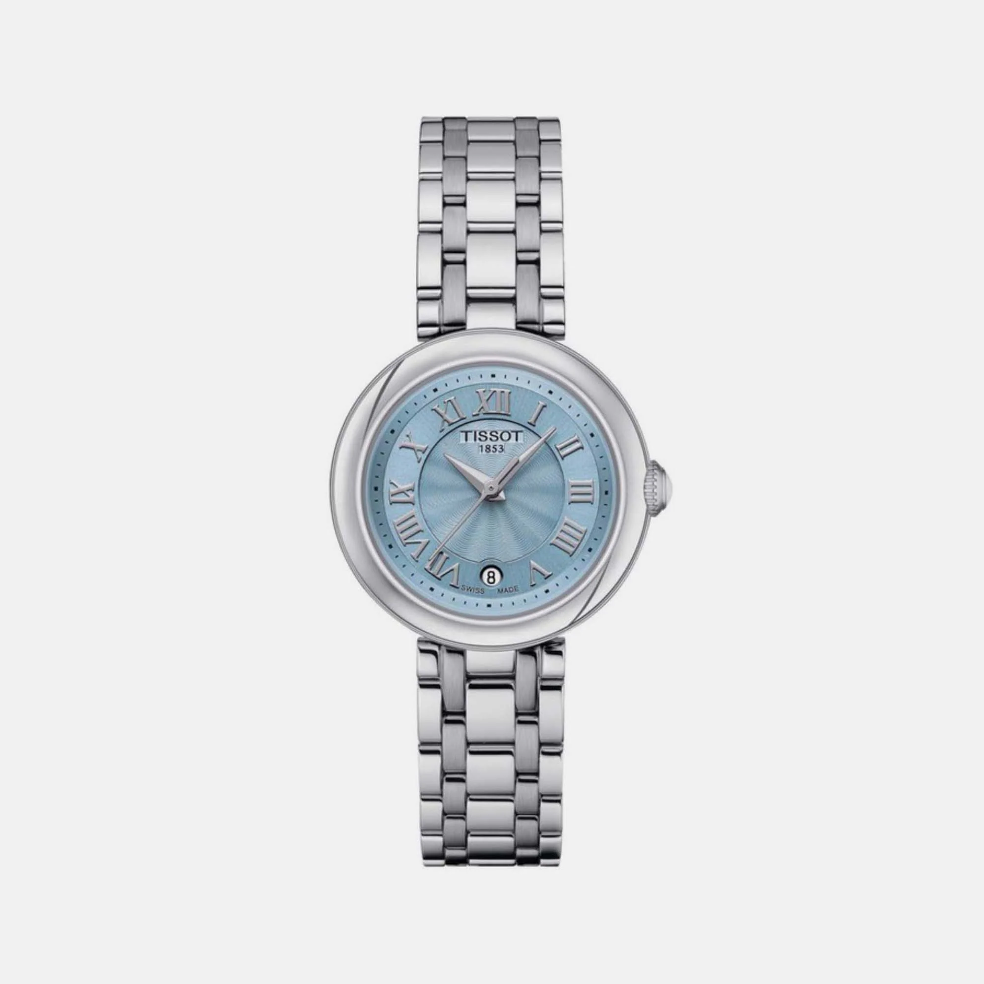 Bellissima Women Quartz Blue Mother Of Pearl Dial Analog Stainless steel Watch T1260101113300 - Image 2