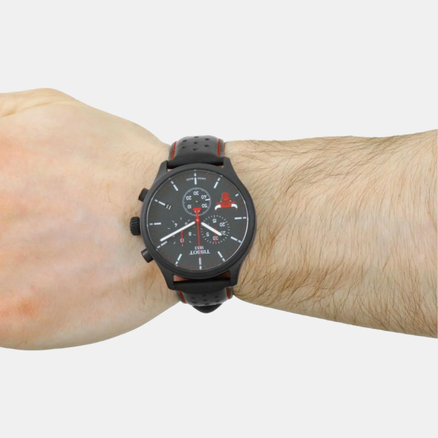 Chrono Xl Men Leather Watch T1166173605100 - Image 4