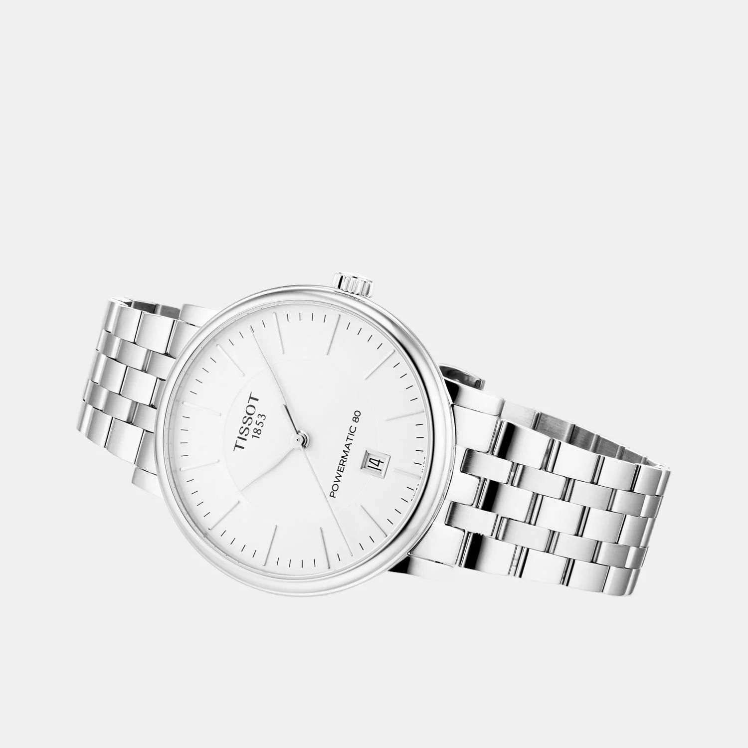 Carson Men Automatic Silver Dial Analog Stainless Steel Watch T1224071103100 - Image 3