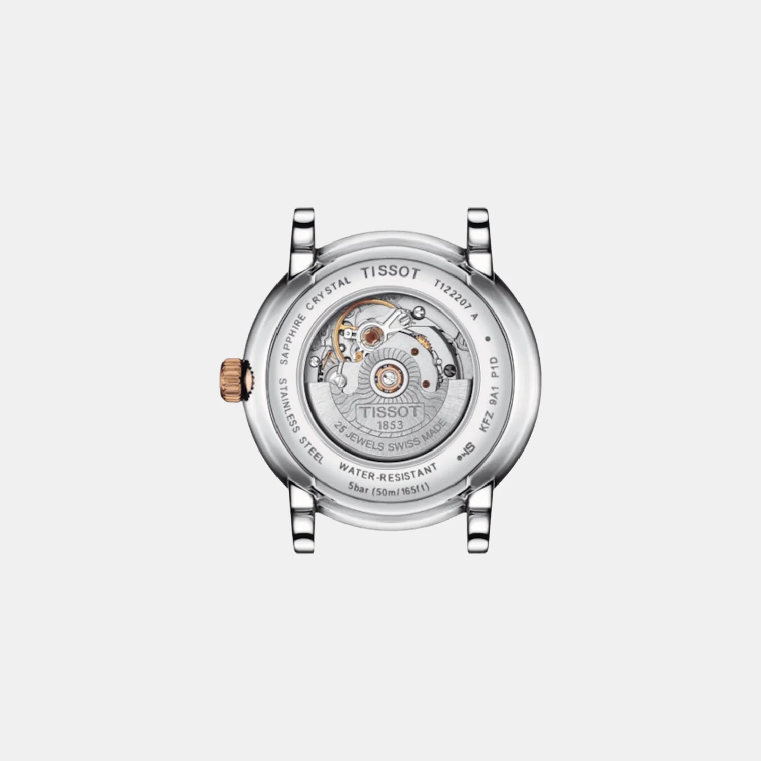 Carson Women Automatic Silver Dial Analog Stainless Steel Watch T1222072203101 - Image 2
