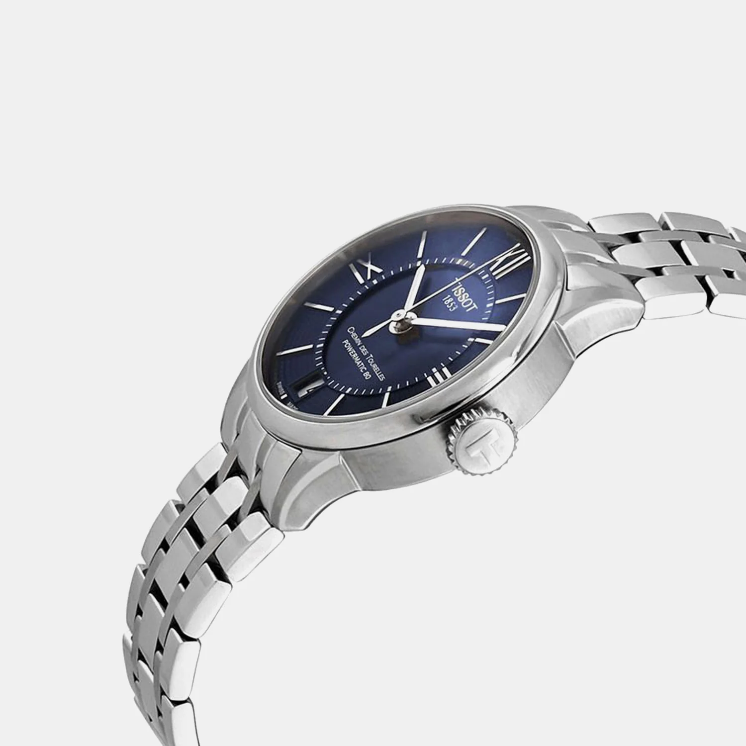 Chemin Des Tourelles Women Automatic Blue Dial Analog Stainless Steel Watch T0992071104800 - Image 2