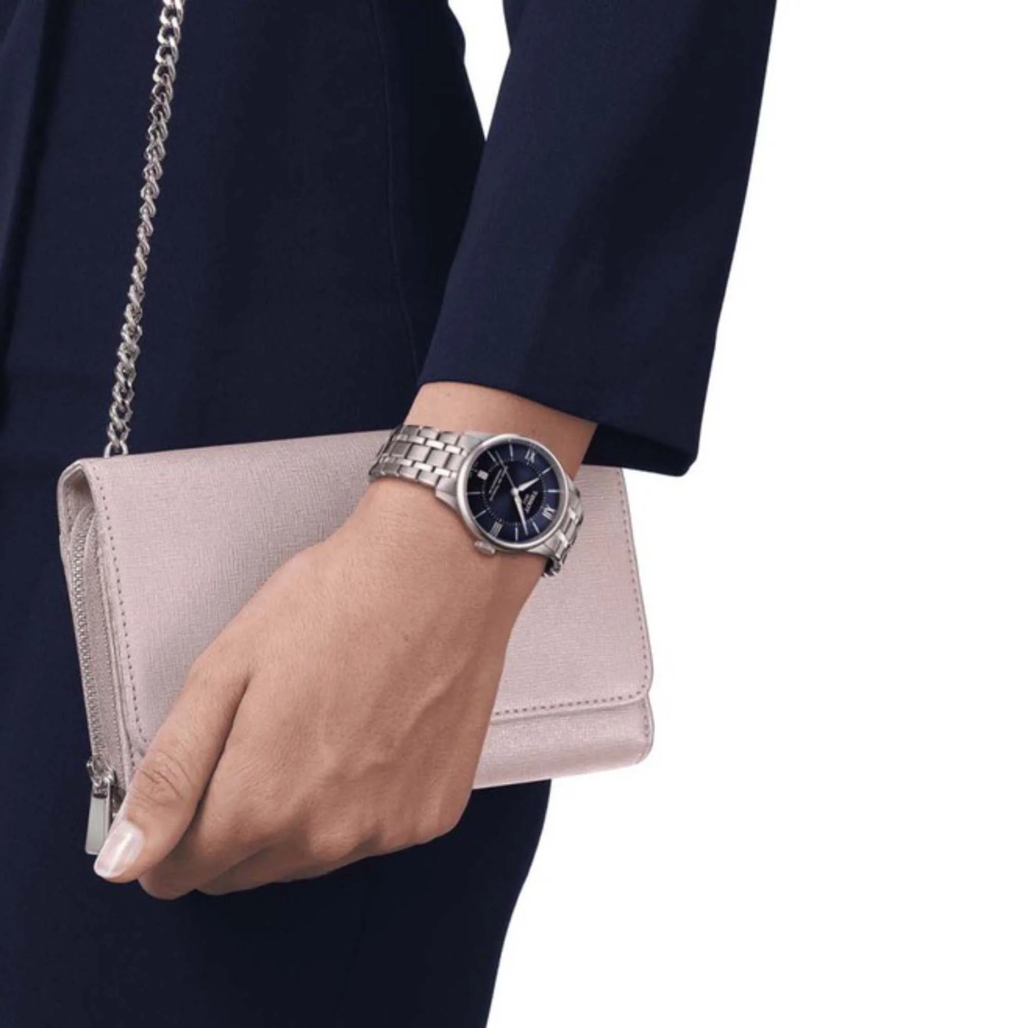 Chemin Des Tourelles Women Automatic Blue Dial Analog Stainless steel Watch T1392071104800 - Image 8