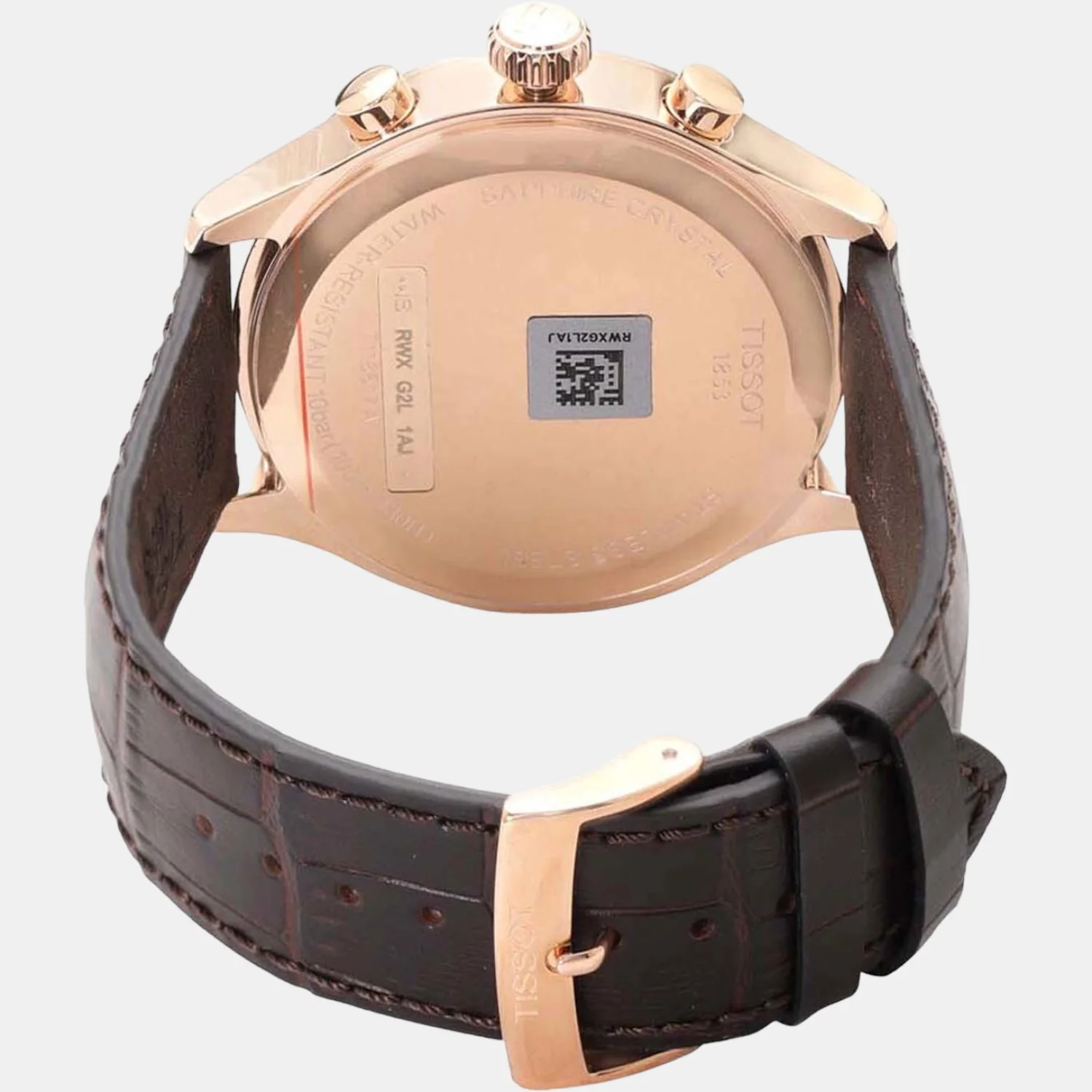 Chrono Xl Classic Men Quartz Silver Dial Chronograph Leather Watch T1166173603700 - Image 3