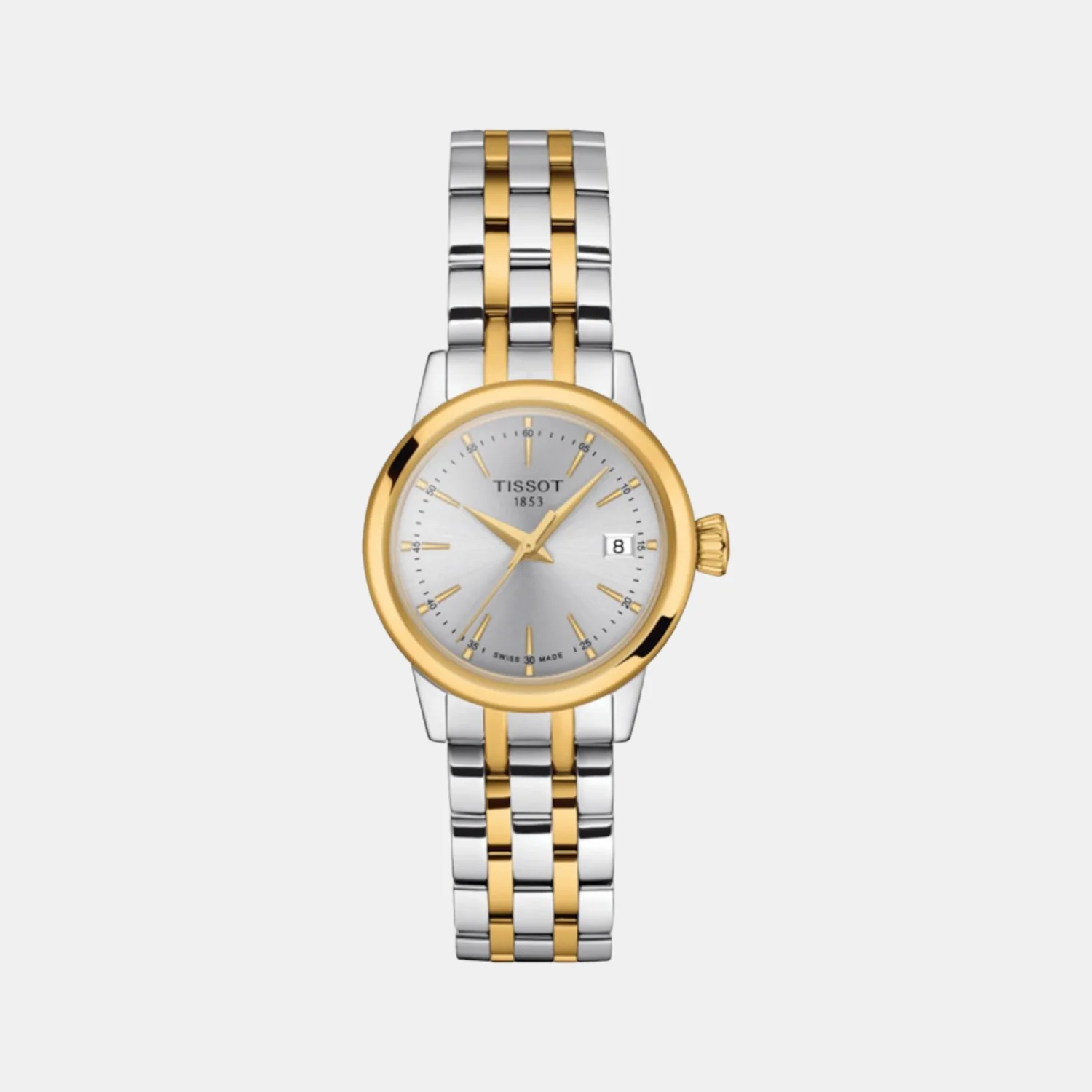 Classic Dream Women Quartz Silver Dial Analog Stainless Steel Watch T1292102203100