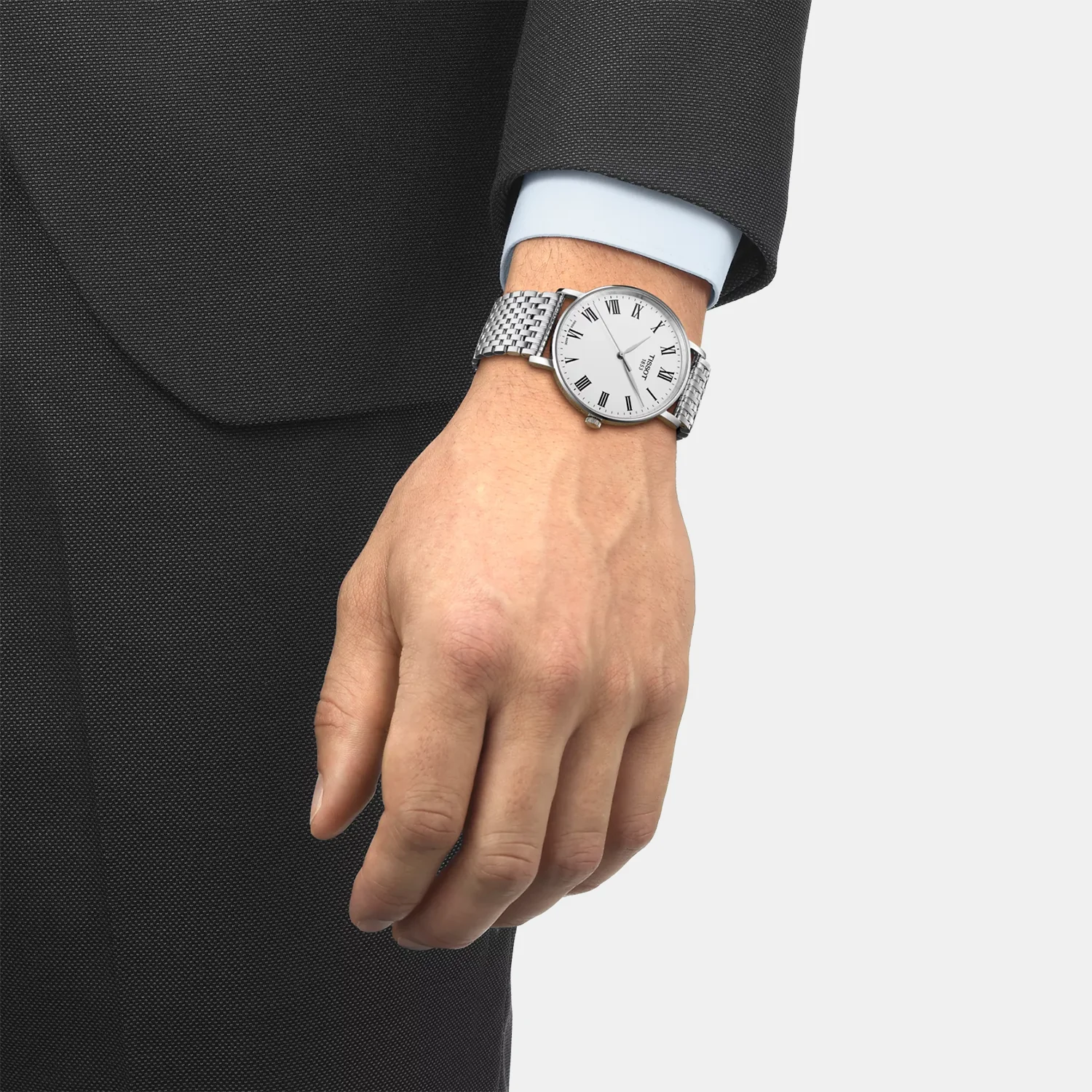 Everytime Men Quartz Silver Dial Analog Stainless Steel Watch T1434101103300 - Image 5