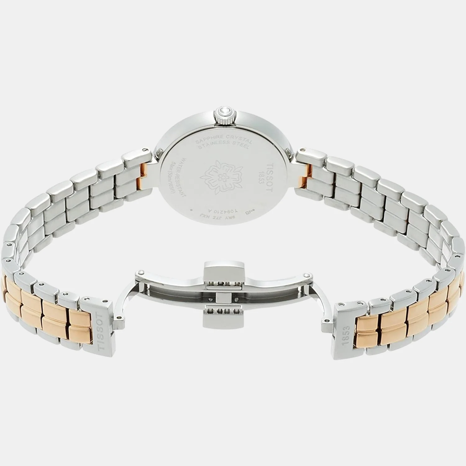 Flamingo Women Quartz White Dial Analog Stainless Steel Watch T0942102211100 - Image 2