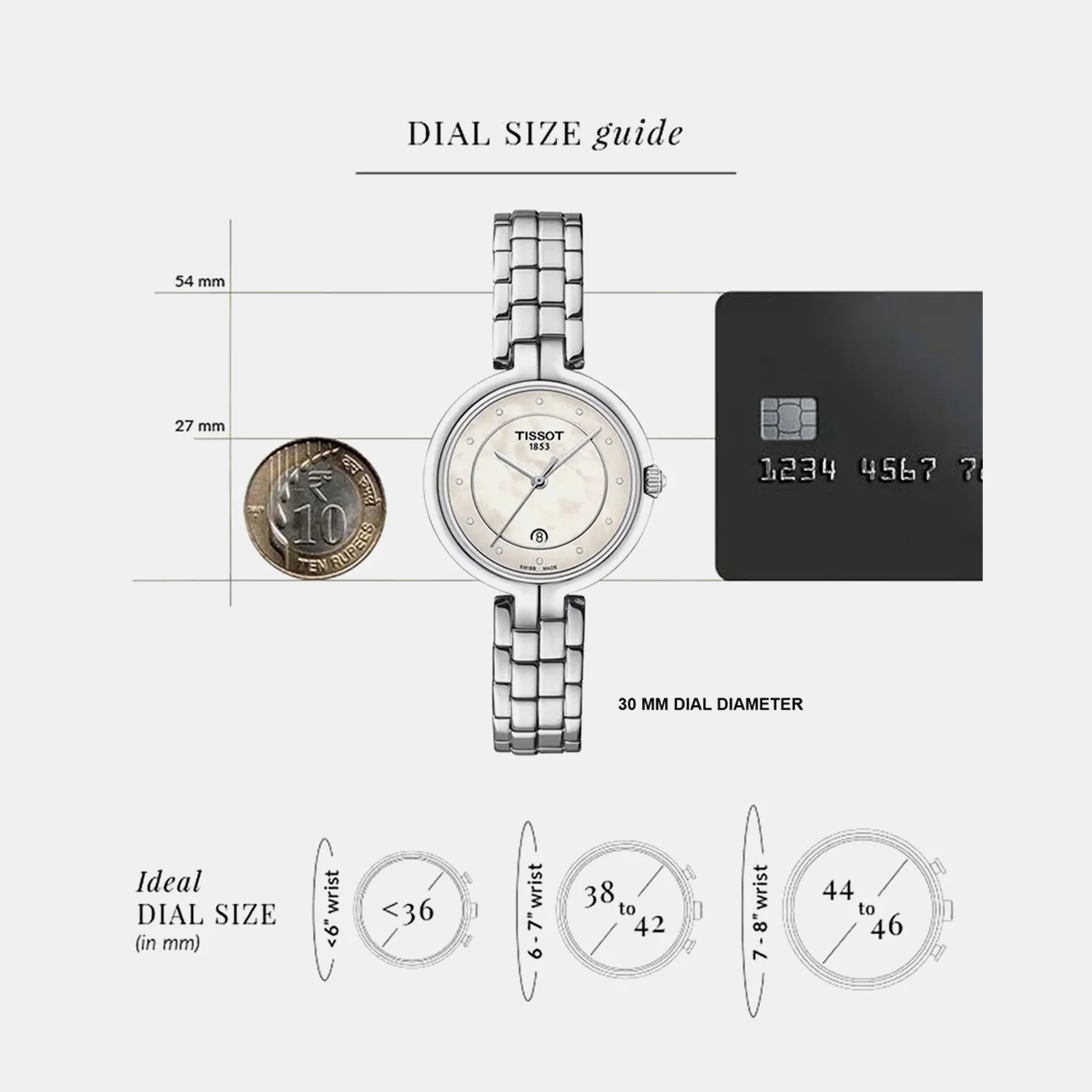 Flamingo Women Quartz White Mother Of Pearl Analog Stainless Steel Watch T0942101111601 - Image 6
