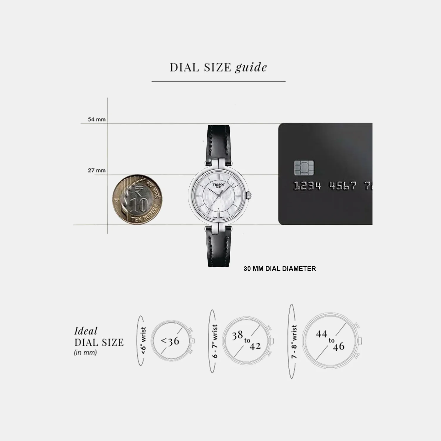 Flamingo Women Quartz White Mother Of Pearl Dial Analog Leather Watch T0942101611100 - Image 2