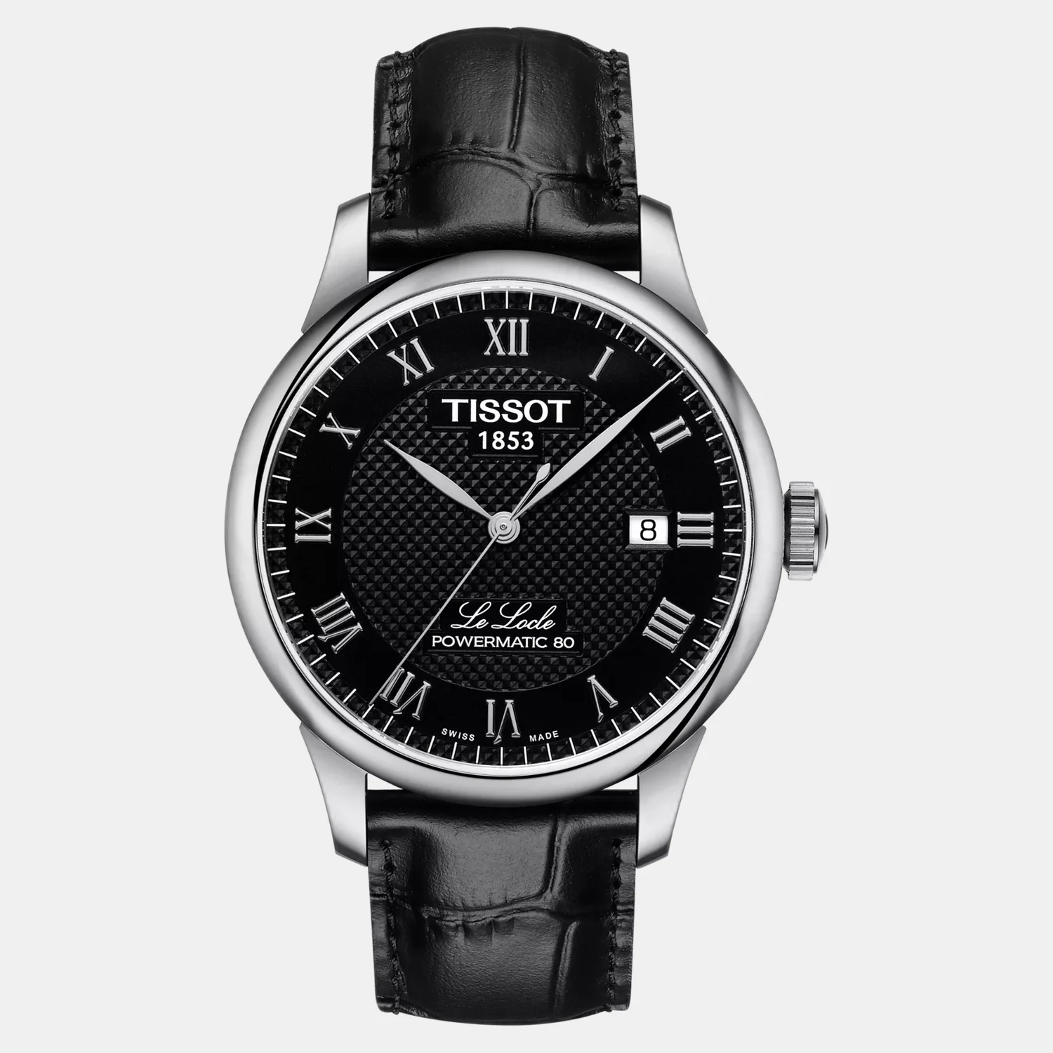 Le Locle Men Automatic Black Dial Analog Leather Watch T0064071605300 - Image 2