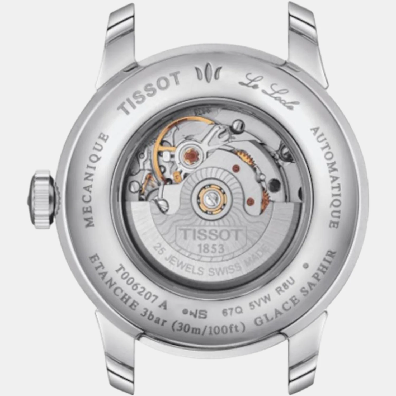 Le Locle Women Automatic Silver Dial Analog Stainless Steel Watch T0062071103800 - Image 2