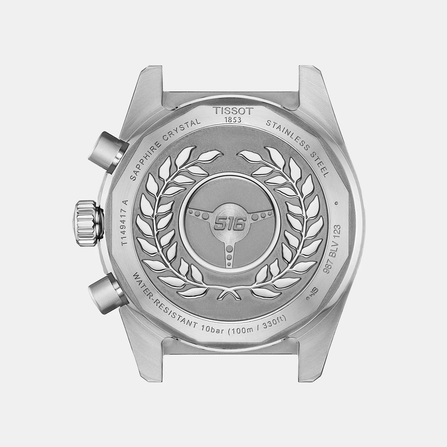 PR 516 Men Quartz Black Dial Chronograph Stainless Steel Watch T1494172205100 - Image 3