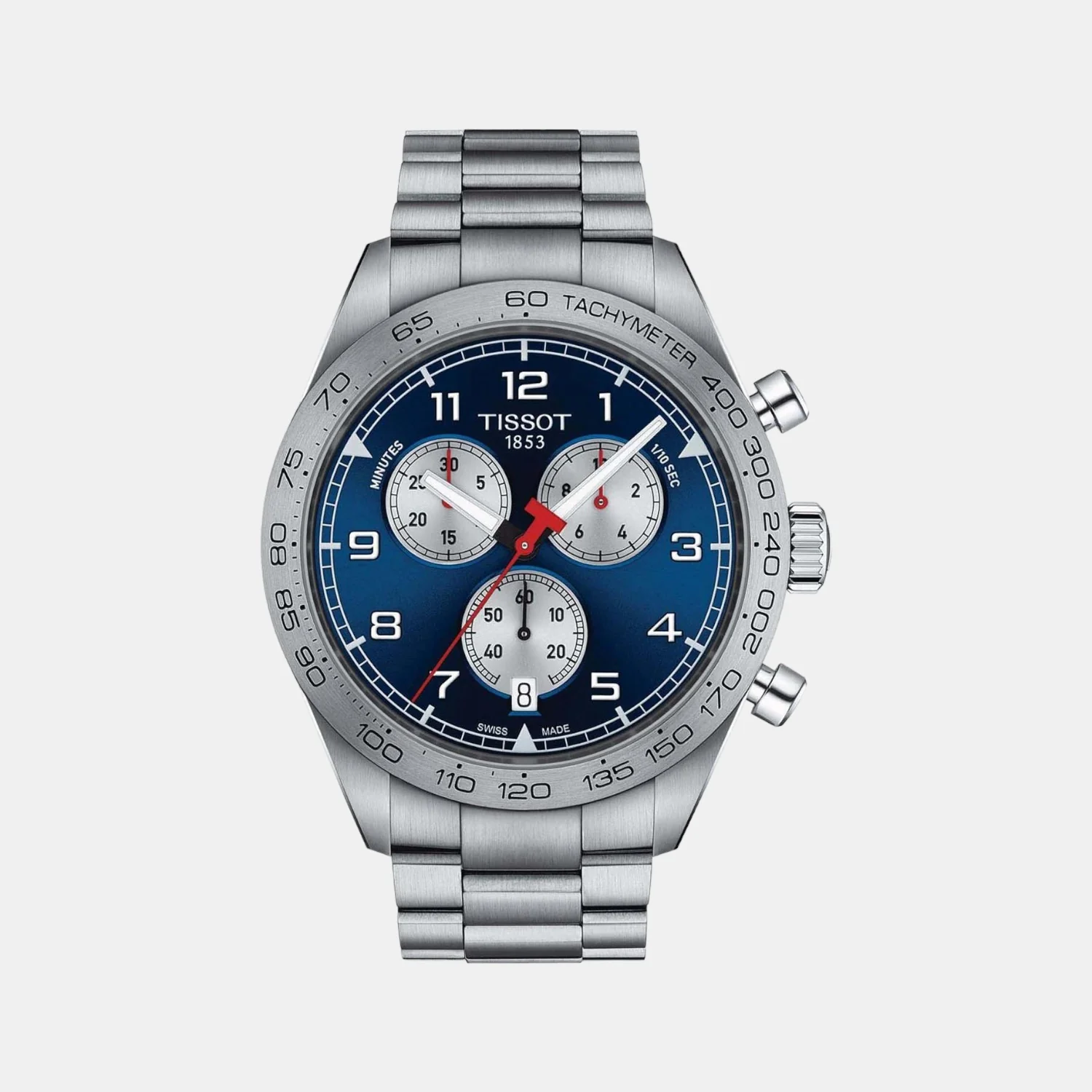 PRS 516 Men Quartz Blue Dial Chronograph Stainless Steel Watch T1316171104200