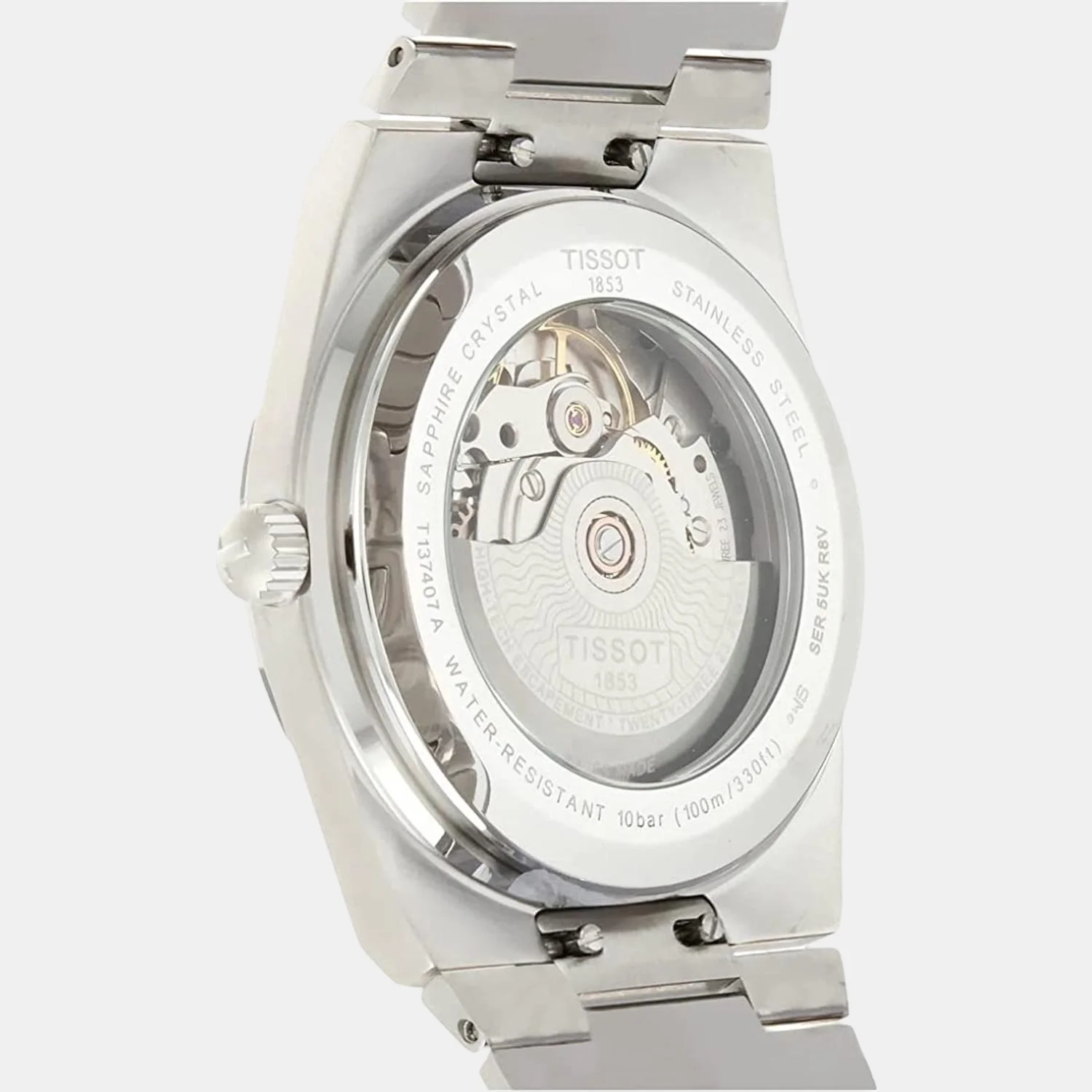 PRX Men Automatic Green Dial Analog Stainless Steel Watch T1374071109100 - Image 4