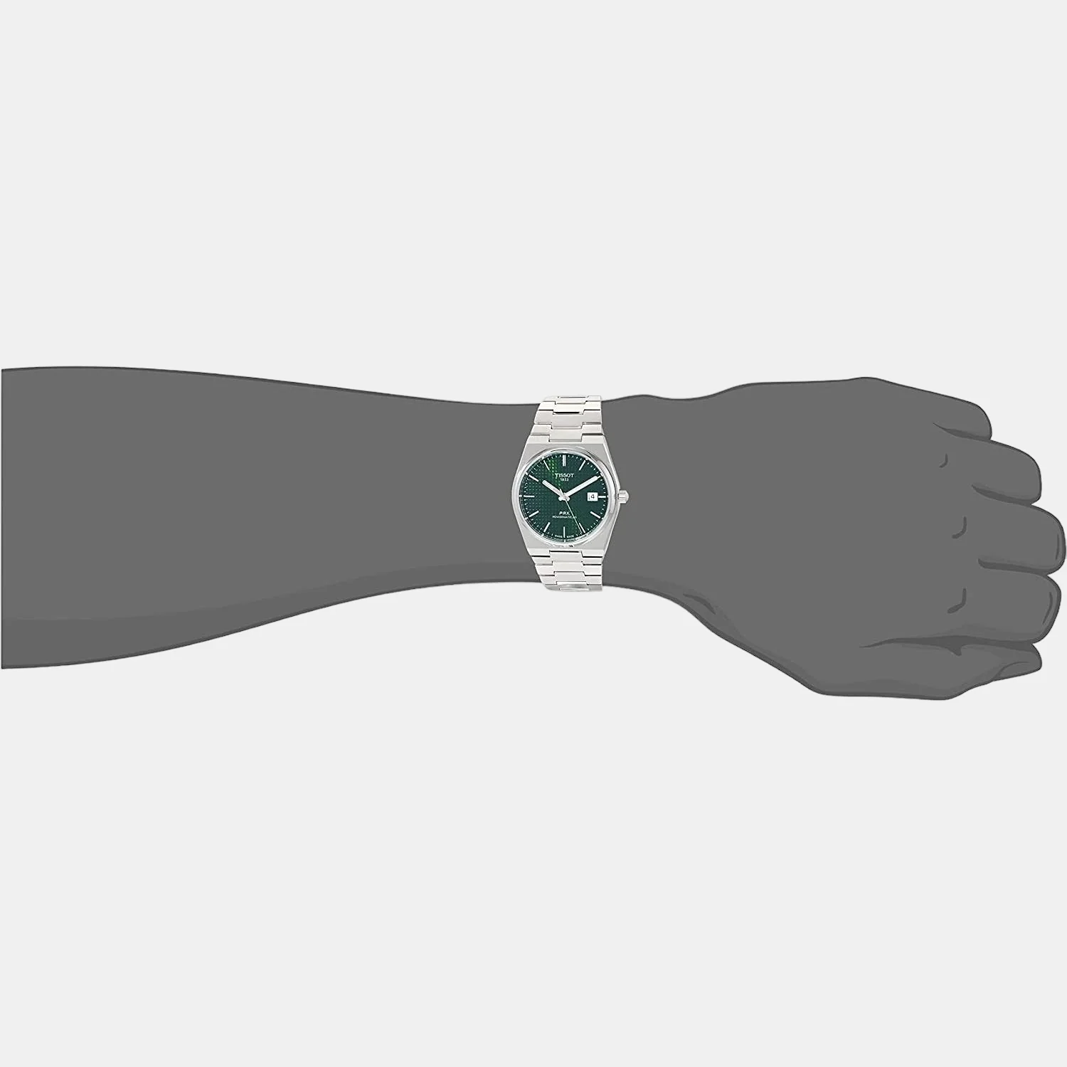 PRX Men Automatic Green Dial Analog Stainless Steel Watch T1374071109100 - Image 5
