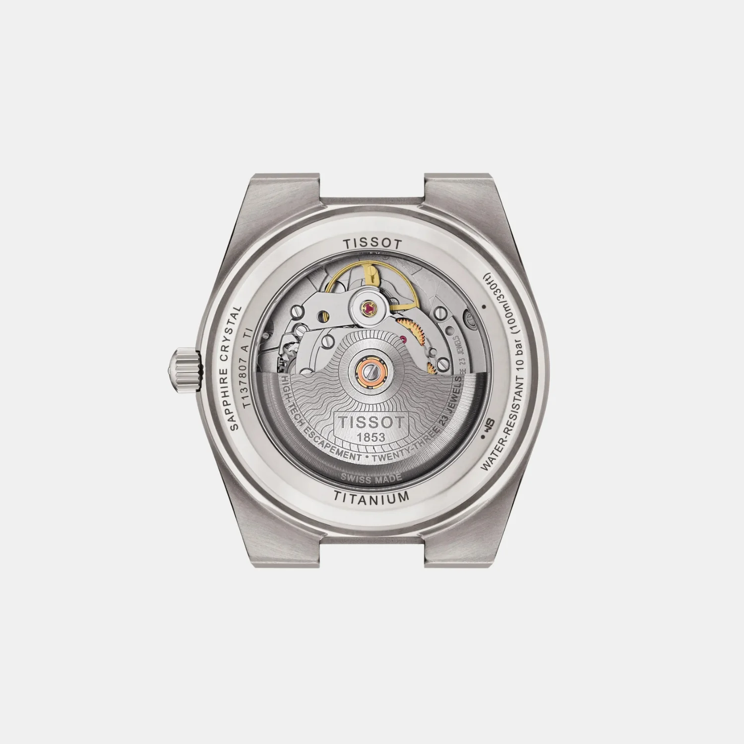 PRX Unisex Automatic Anthracite Dial Analog Titanium Watch T1378074406100 - Image 3