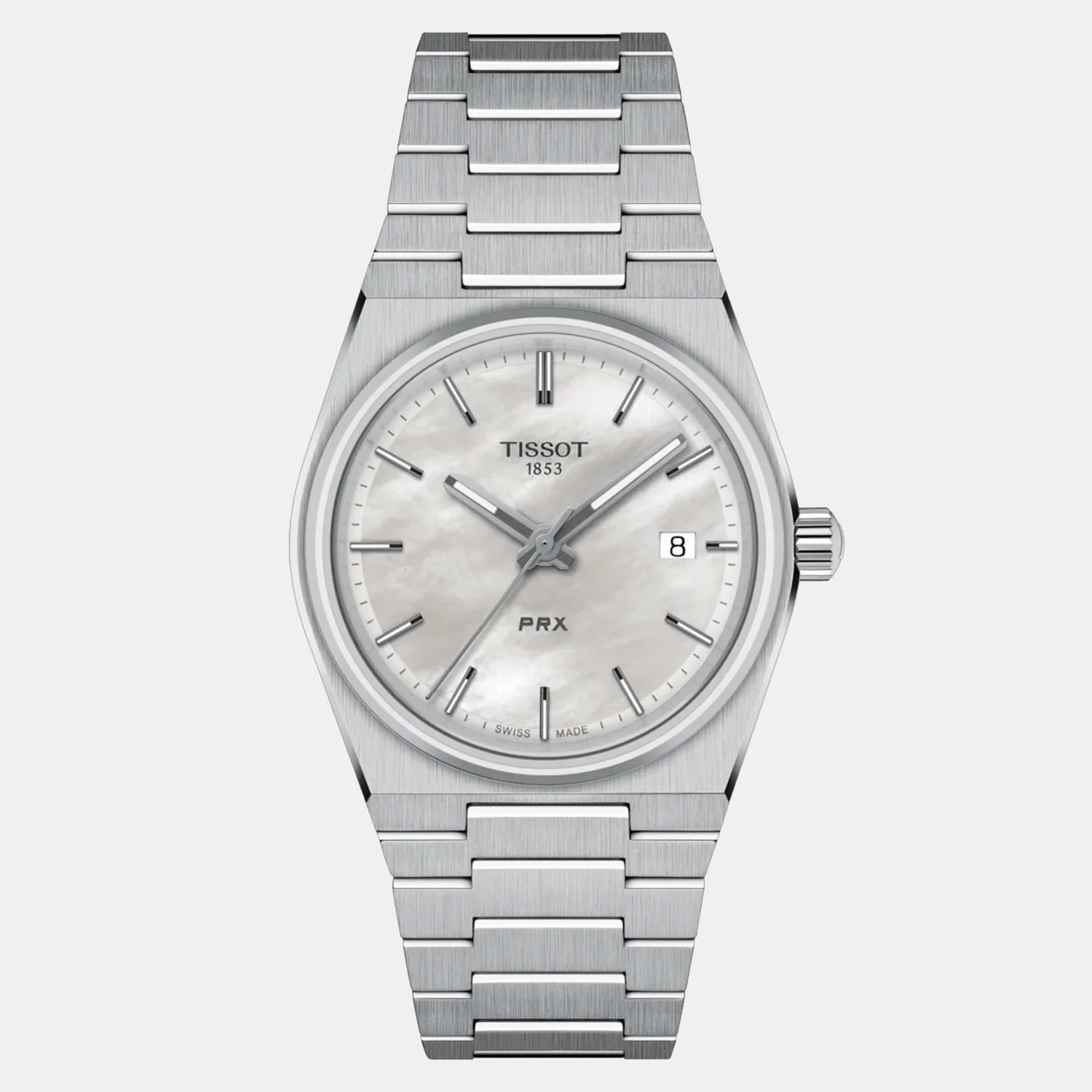 PRX Women Quartz White Mother Of Pearl Dial Analog Stainless Steel Watch T1372101111100 - Image 2