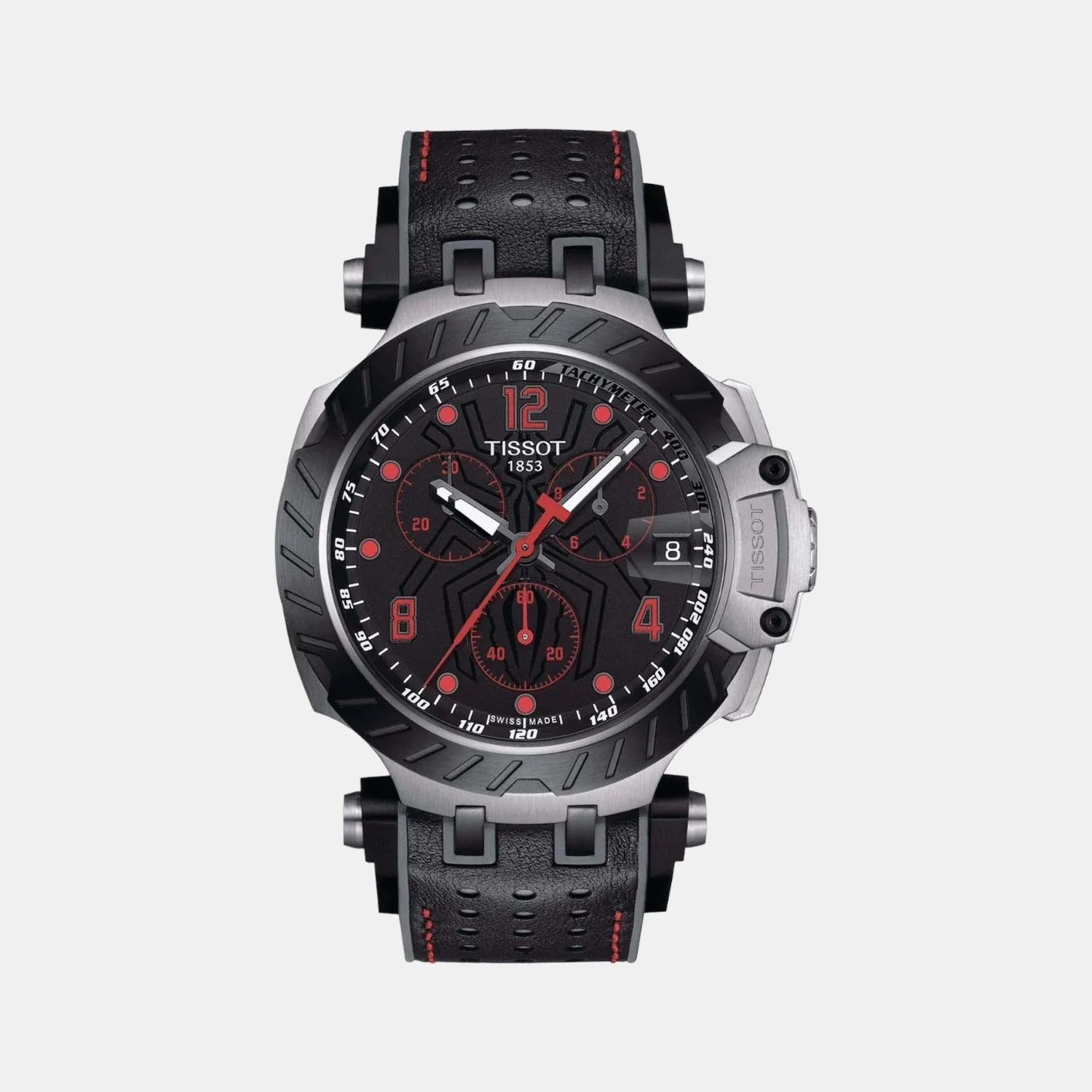 T-Race Men Chronograph Leather Watch T1154172705701