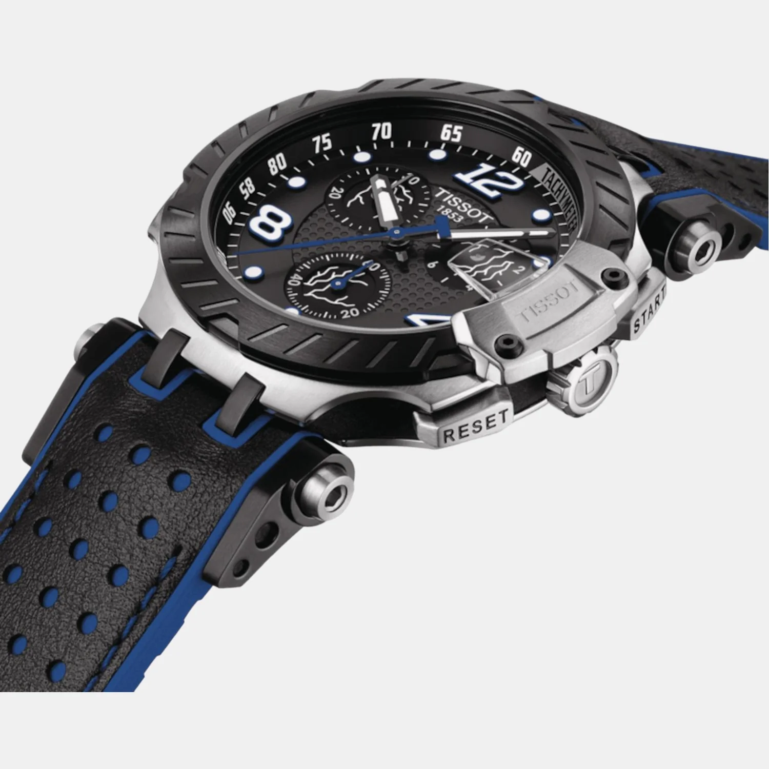 T-Race Men Chronograph Leather Watch T1154172705703 - Image 2