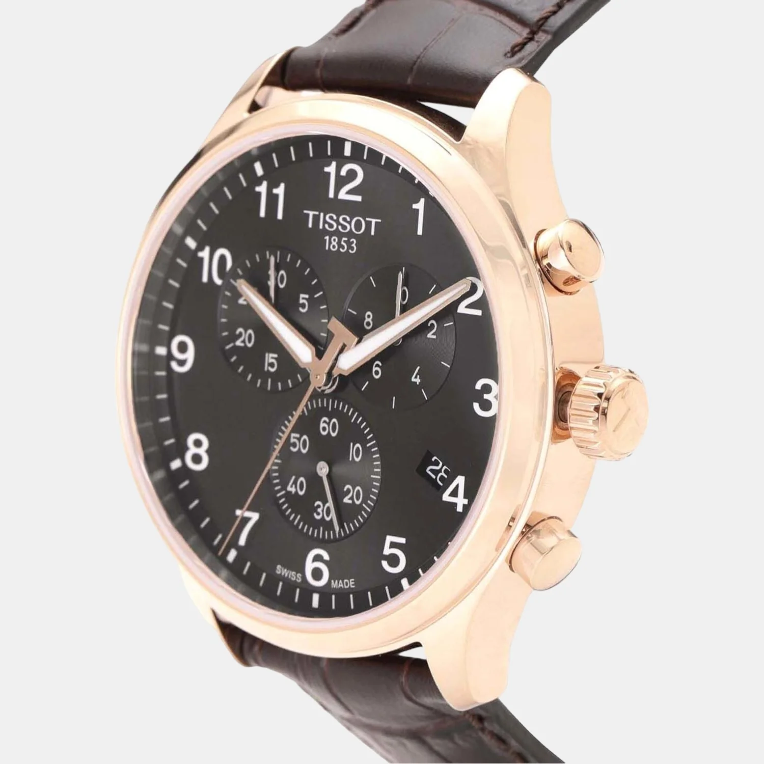 Tissot XL Men Quartz Black Dial Analog Leather Watch T1166173605701 - Image 3