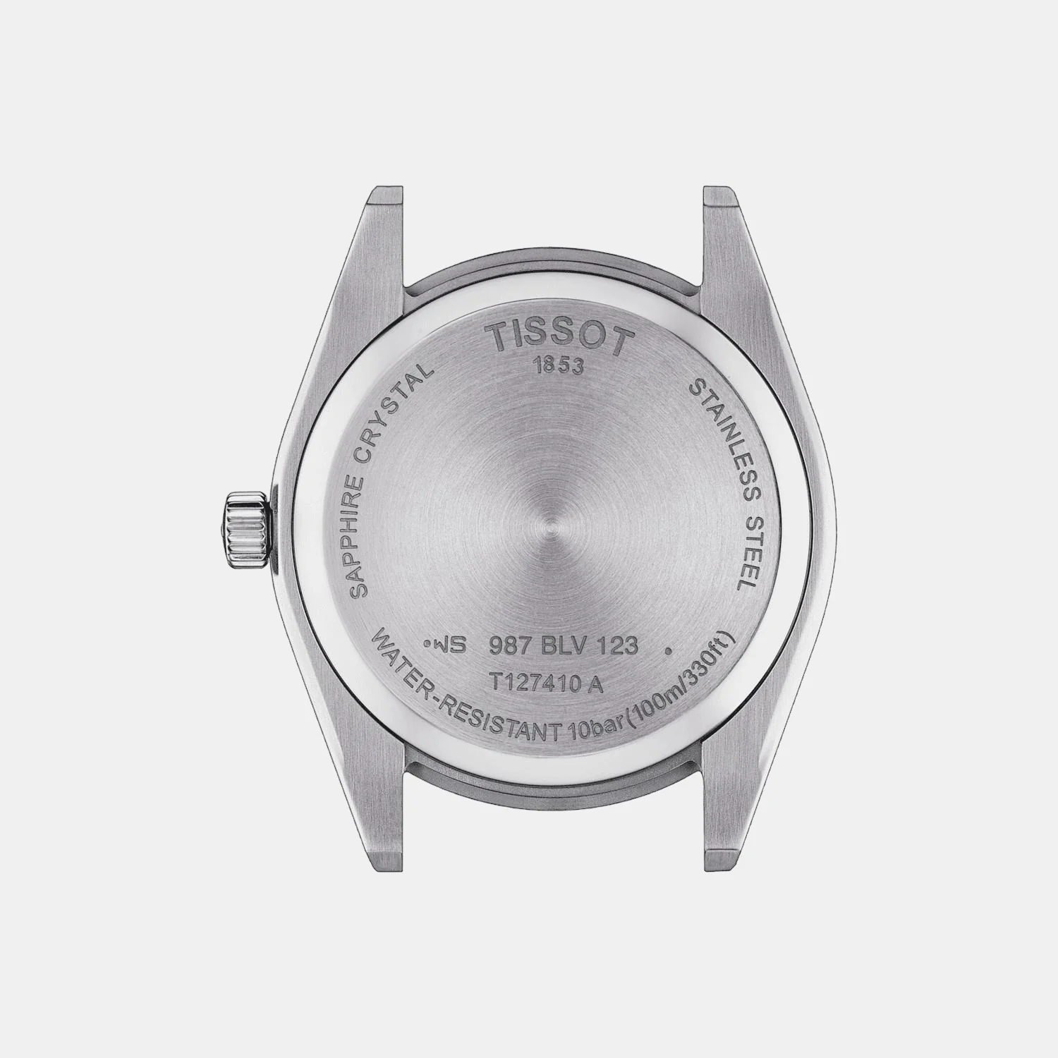 Tissot Gentleman Men Quartz Black Dial Analog Leather Watch T1274101605101 - Image 3