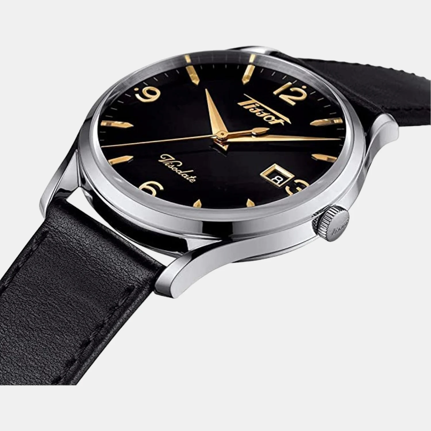 Heritage Visodate Men Analog Leather Watch T1184101605701 - Image 4