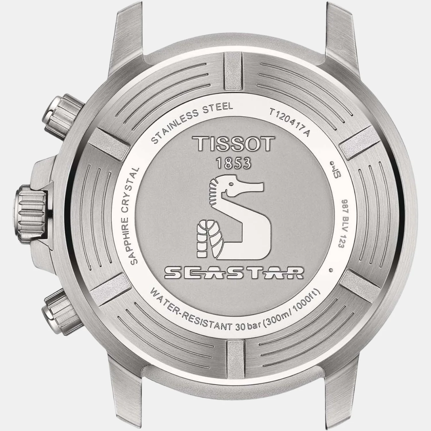 Seastar Men Stainless Steel Chronograph Watch T1204171104102 - Image 2