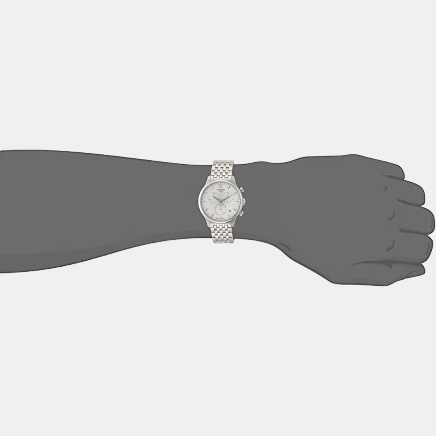 Tradition Men Stainless Steel Chronograph Watch T0636171103700 - Image 4
