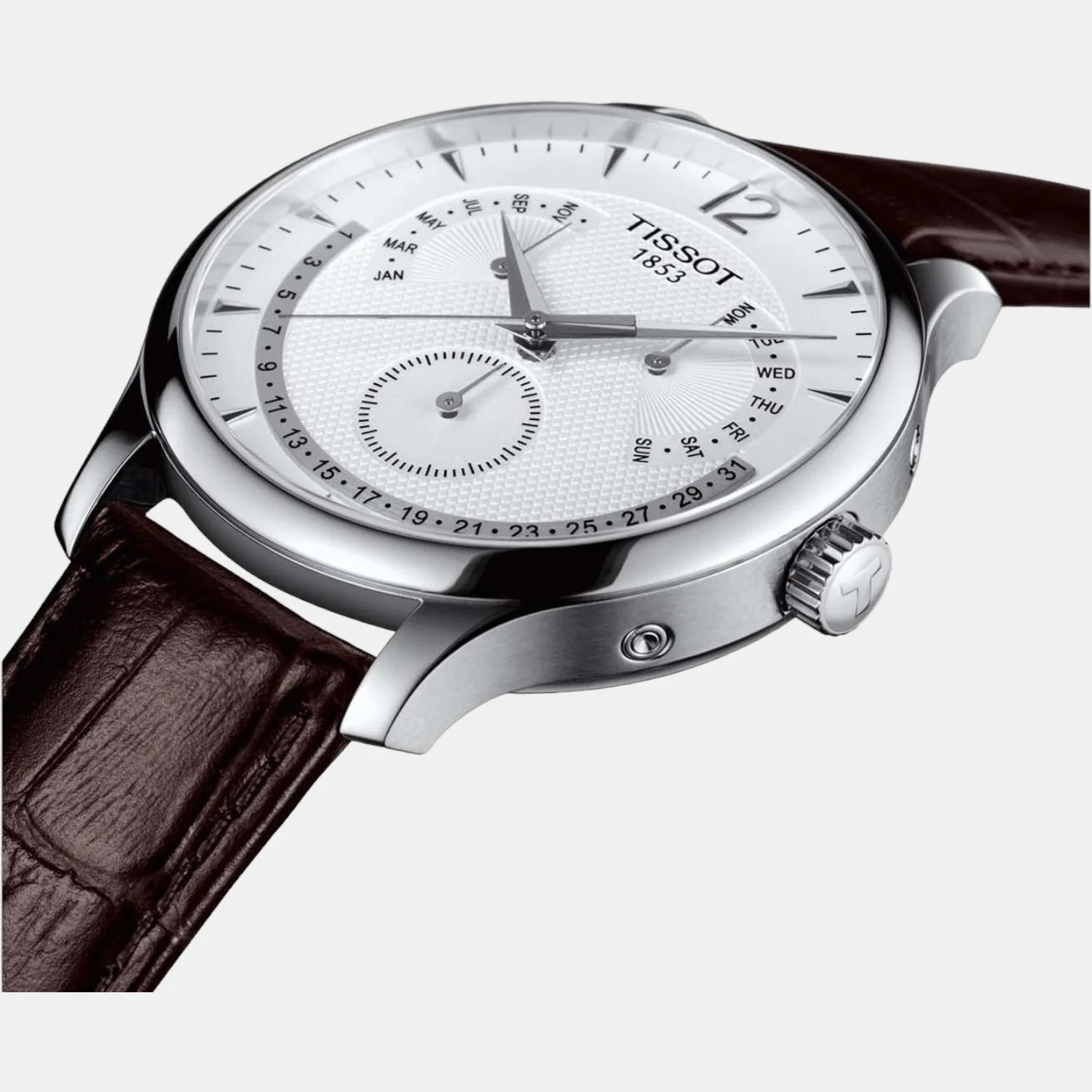 Tradition Men Chronograph Leather Watch T0636371603700 - Image 2
