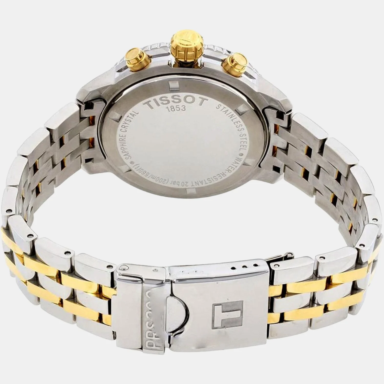 PRS 200 Men White Chronograph Stainless Steel Watch T0674172203101 - Image 2