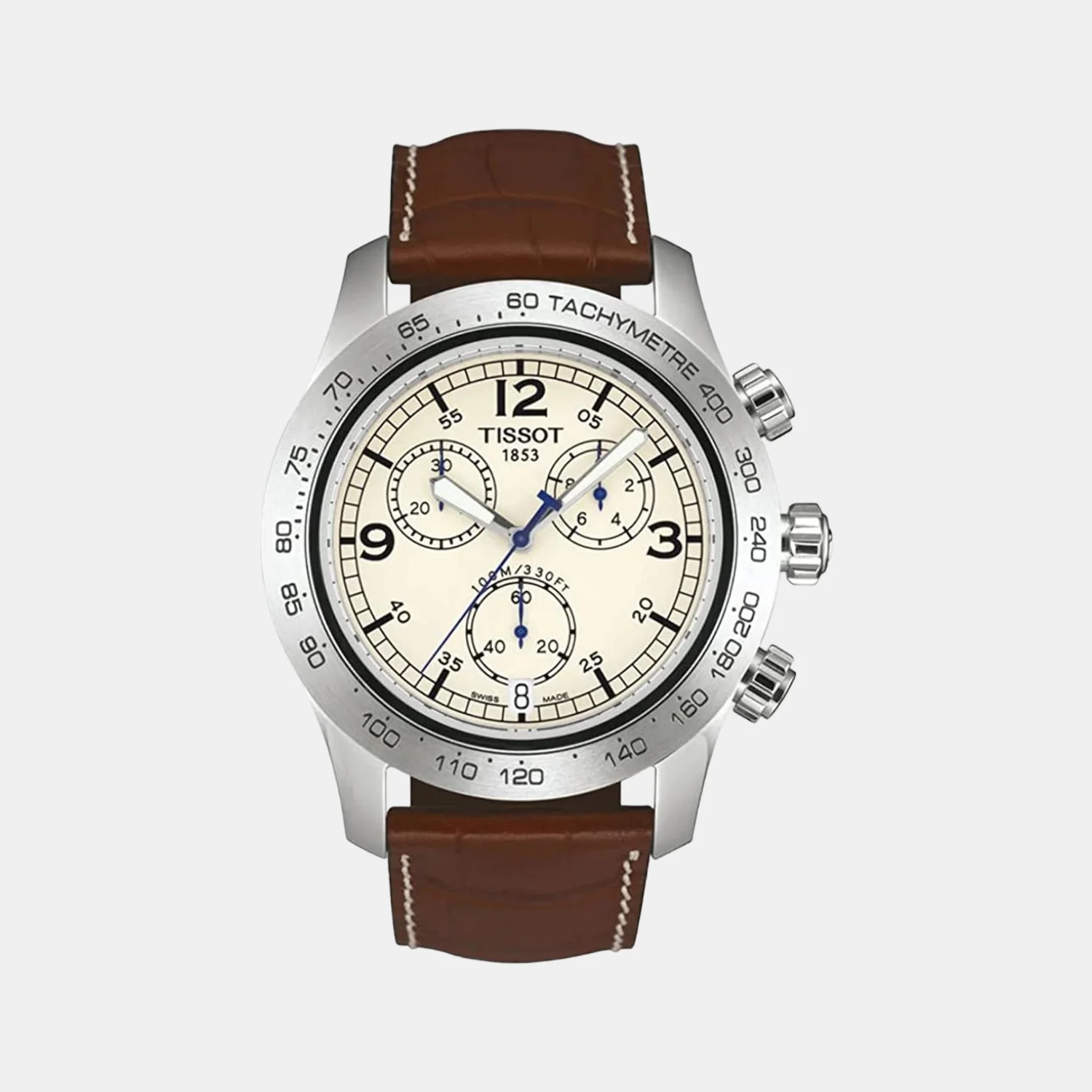 V8 Quartz Men Chronograph Leather Watch T1064171626200