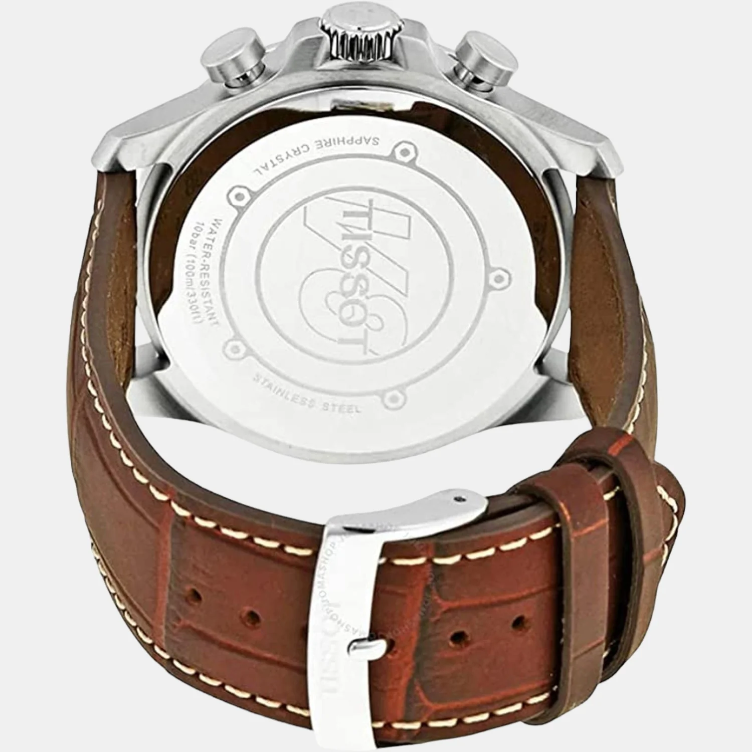 V8 Quartz Men Chronograph Leather Watch T1064171626200 - Image 3