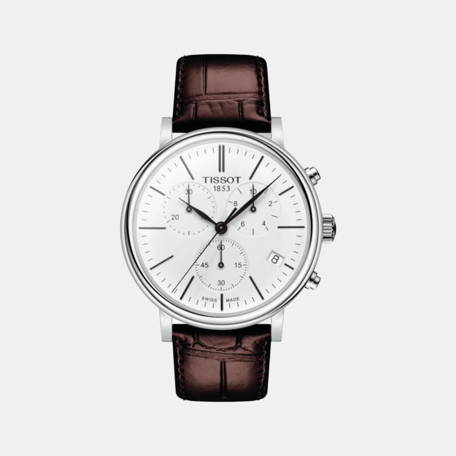 Carson Men Chronograph Leather Watch T1224171601100