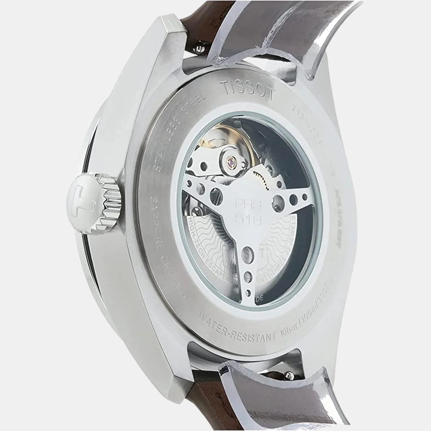 PRS 516 Men Automatic White Dial Analog Leather Watch T1314301603200 - Image 4