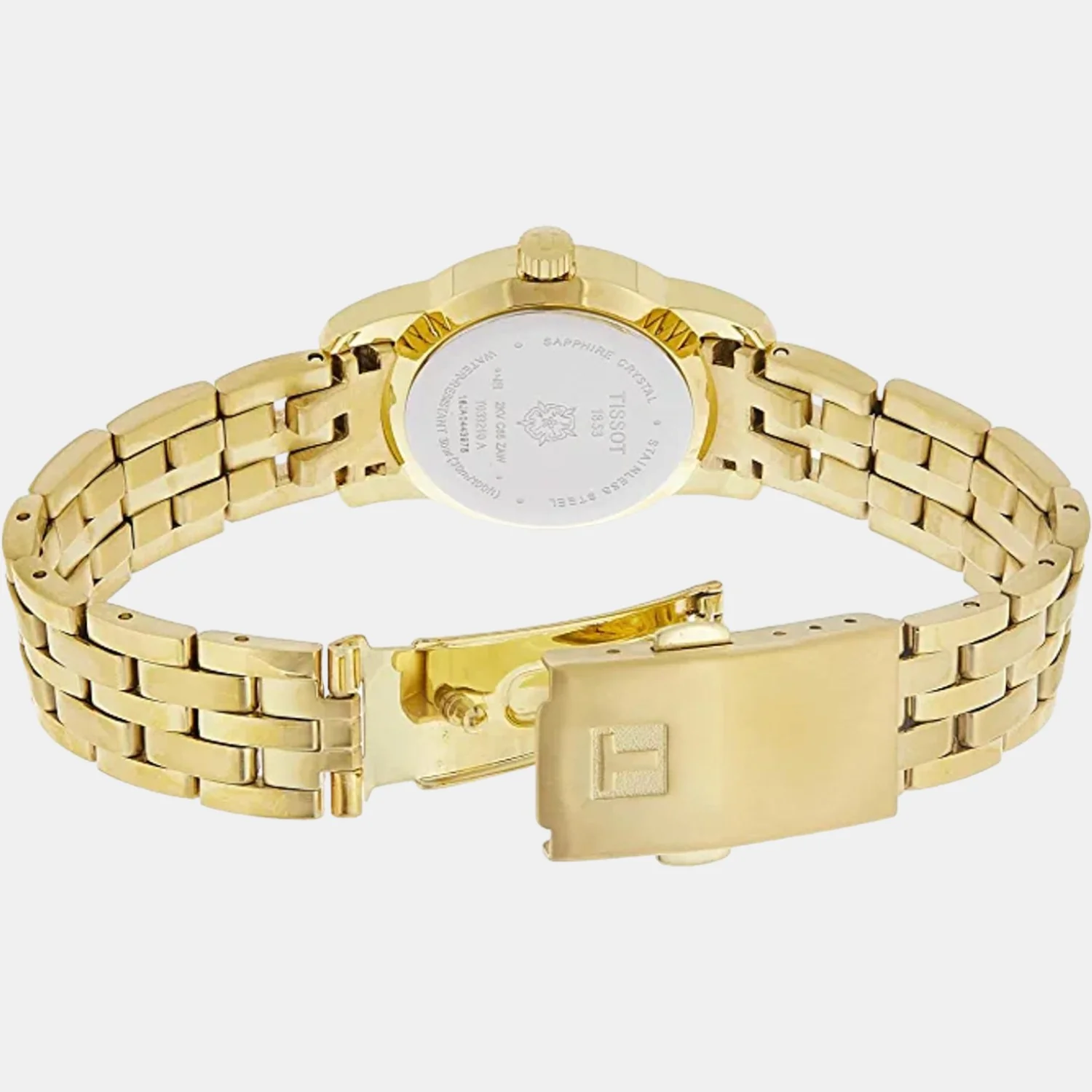 Women White Analog Stainless Steel Watch T0332103311100 - Image 2
