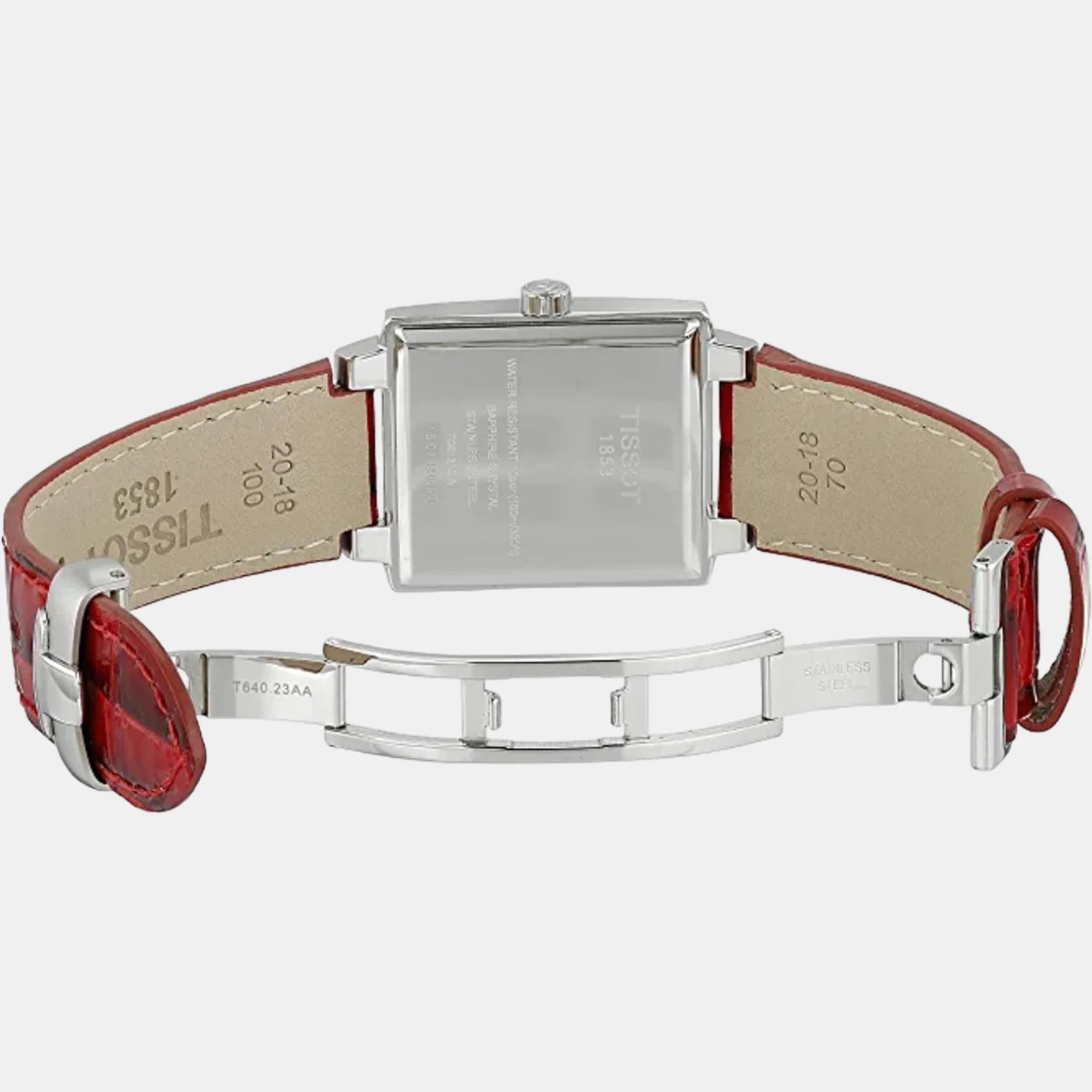 Women White Analog Leather Watch T0613101603101 - Image 4