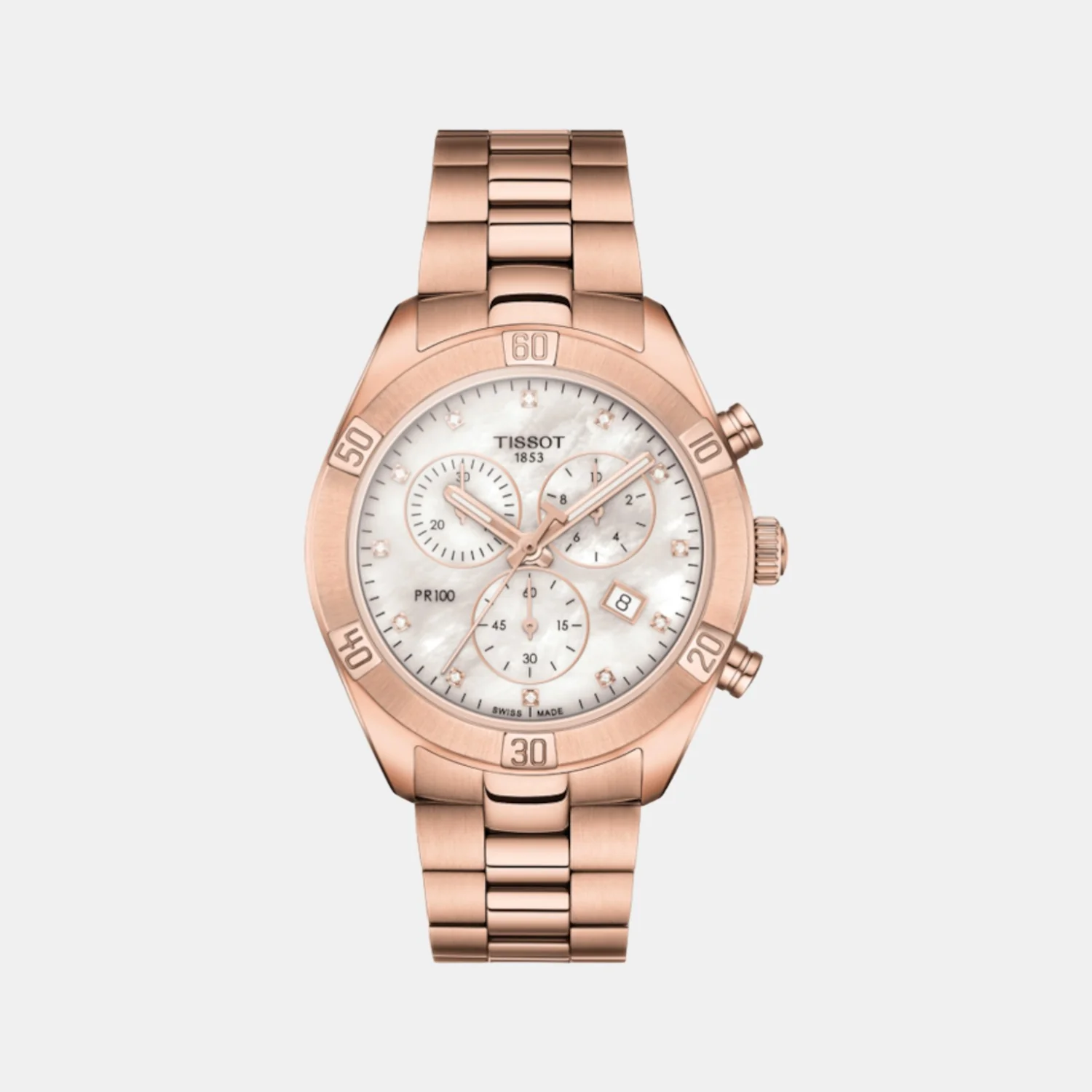 PR 100 Chronograph Women Analog Stainless Steel Watch T1019173311600