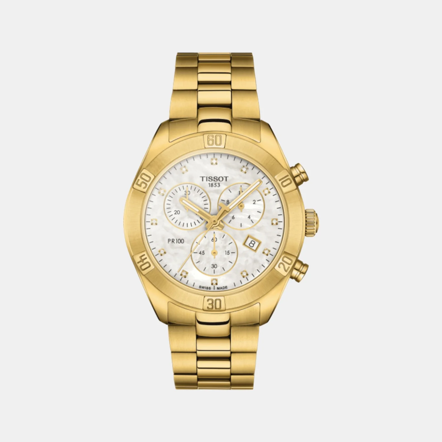 PR 100 Chronograph Women Analog Stainless Steel Watch T1019173311601